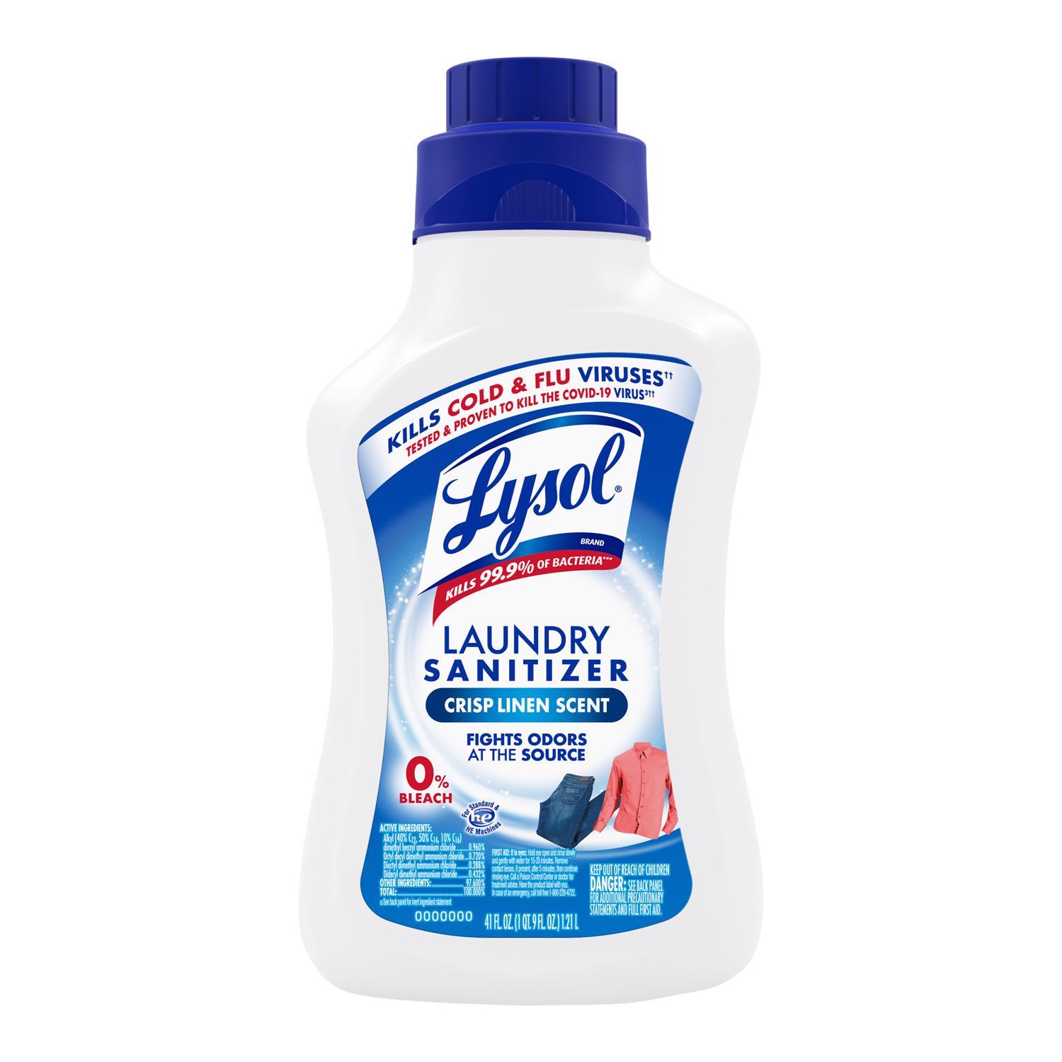 Lysol Crisp Linen Scent Fabric Sanitizer Liquid 41 oz 1 pk