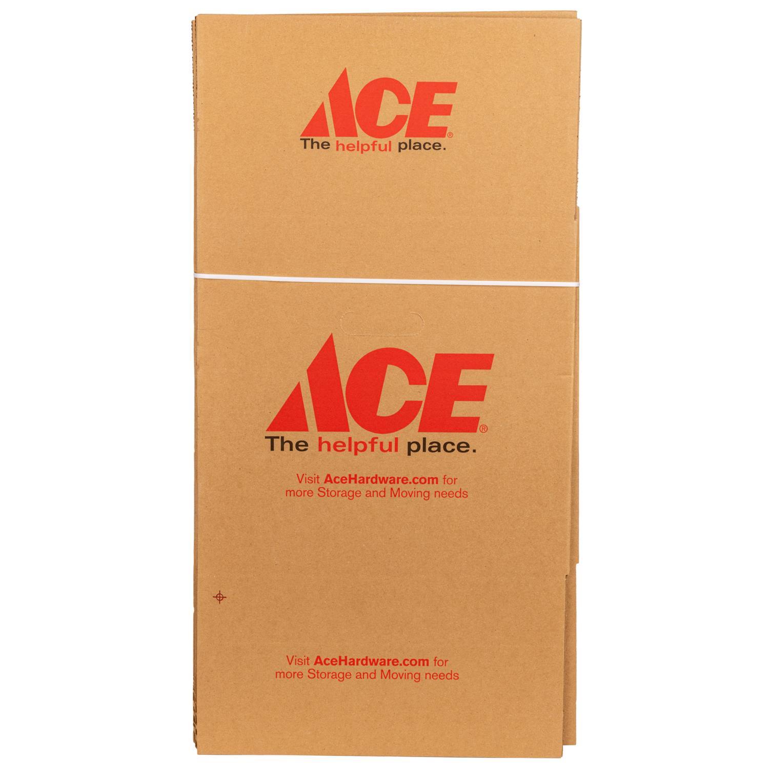 Ace 15 in. H X 16 in. W X 16 in. L Cardboard Corrgugated Box 1 pk