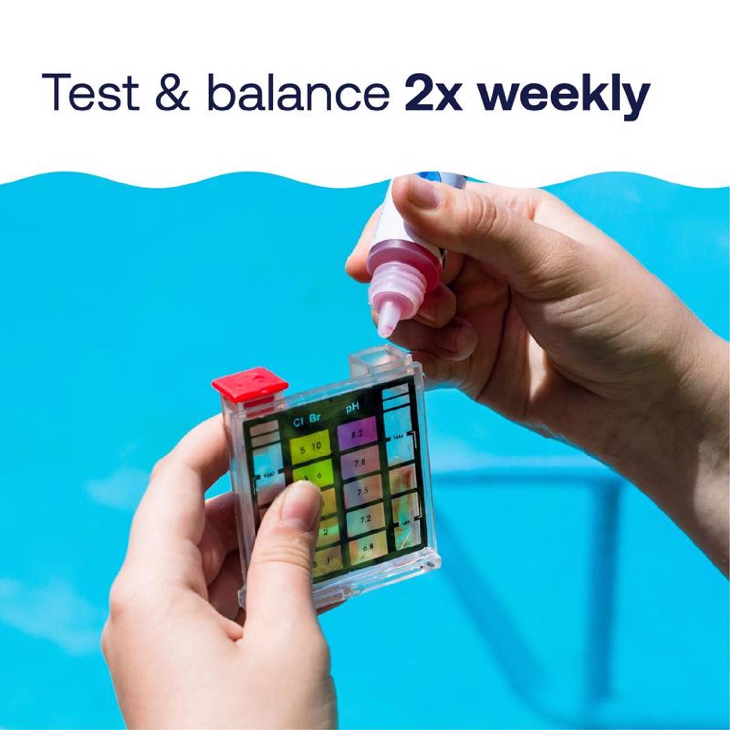 HTH Pool Care Liquid 6-Way Test Kit 6 ct