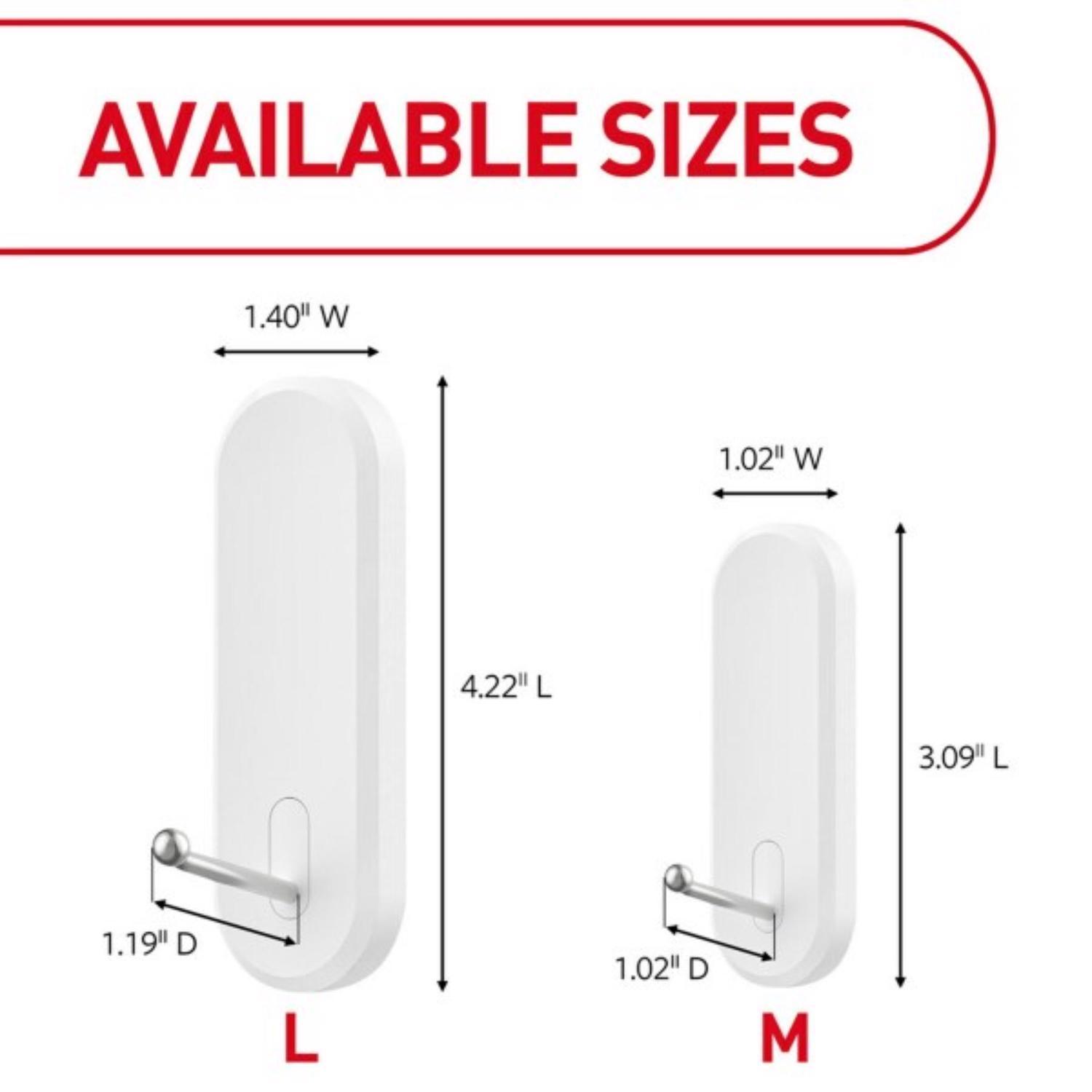 3M Command Large Plastic Wire Hooks 4.14 in. L 1 pk