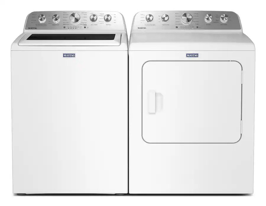 Maytag - 7.0 Cu. Ft. Gas Dryer with Extra Power and Pet Pro Option - White