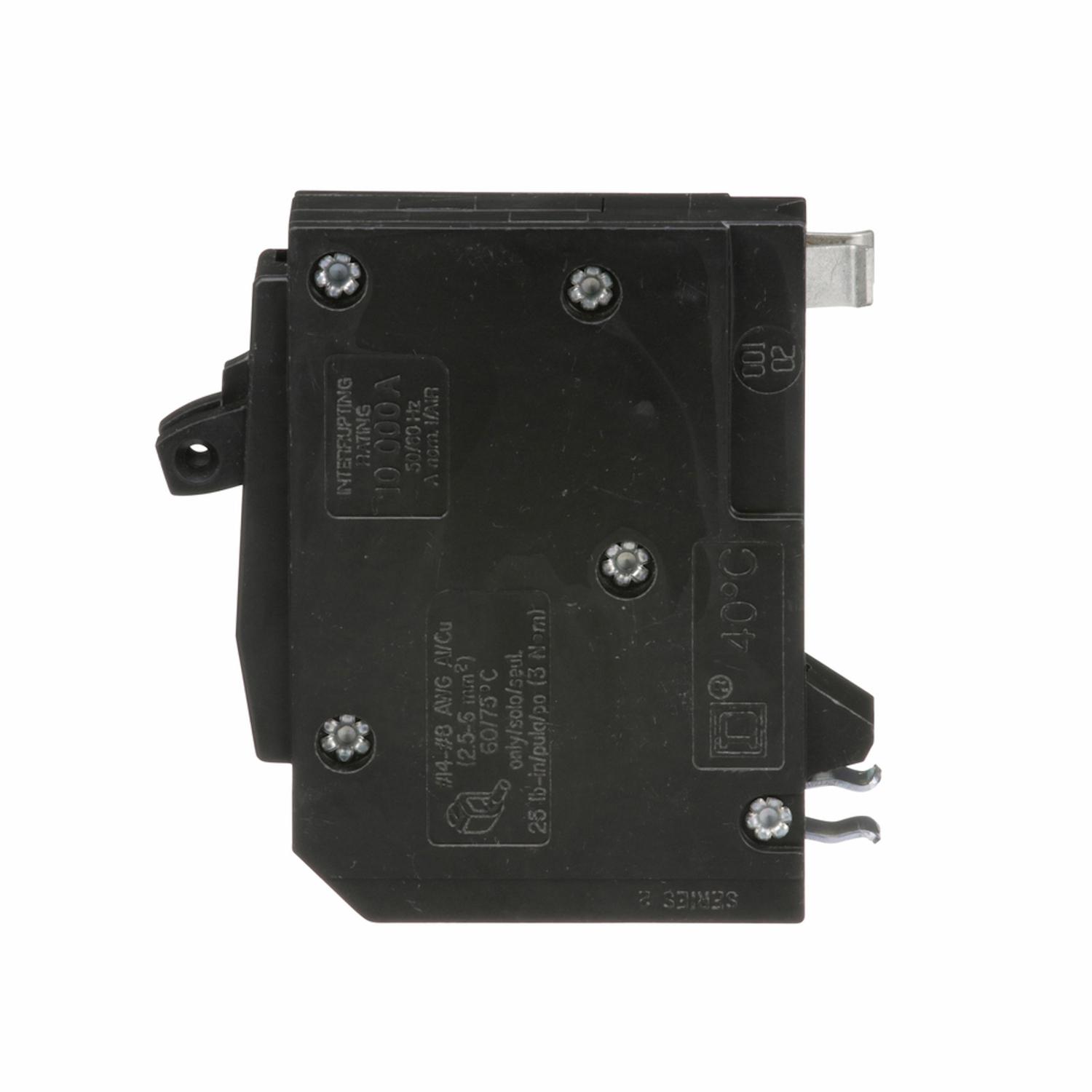 Square D 20/20 amps Tandem Single Pole Circuit Breaker