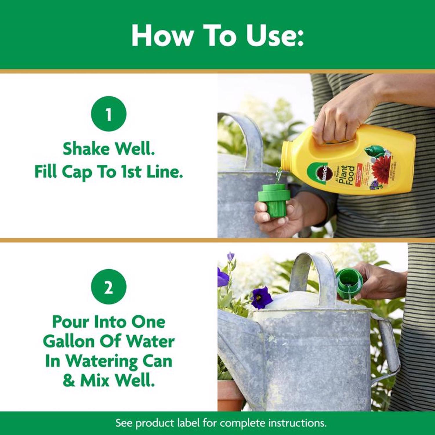 Miracle-Gro Liquid Plant Food 1 qt