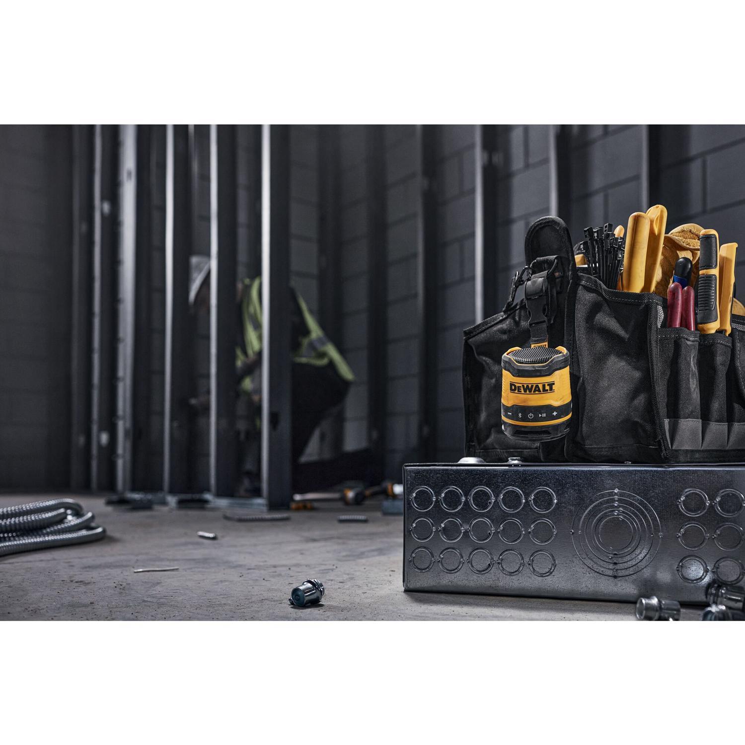 DeWalt Wireless Bluetooth Weather Resistant Portable Speaker