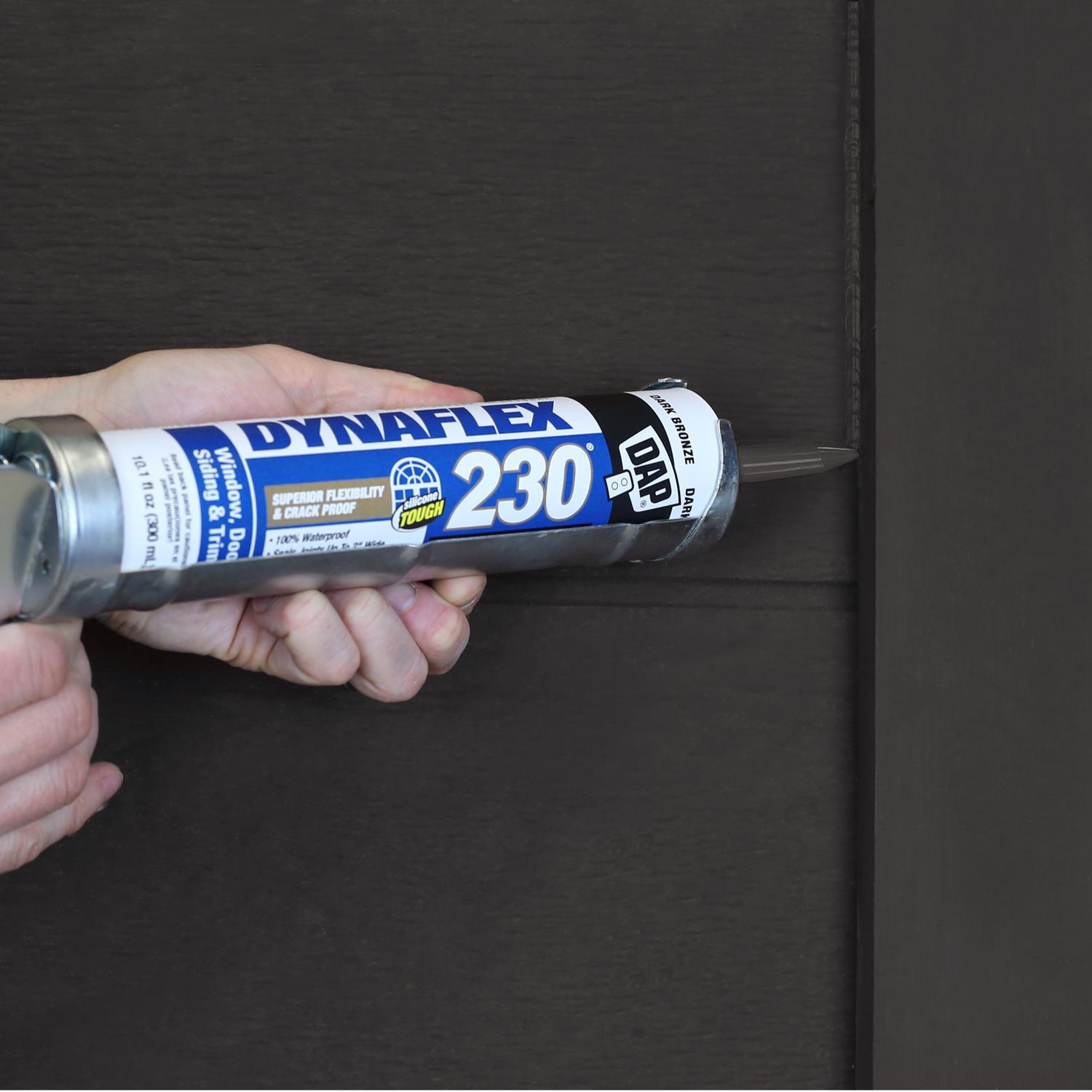 DAP Dynaflex 230 Dark Bronze Premium Latex Door/Siding/ Window Sealant 10.1 oz
