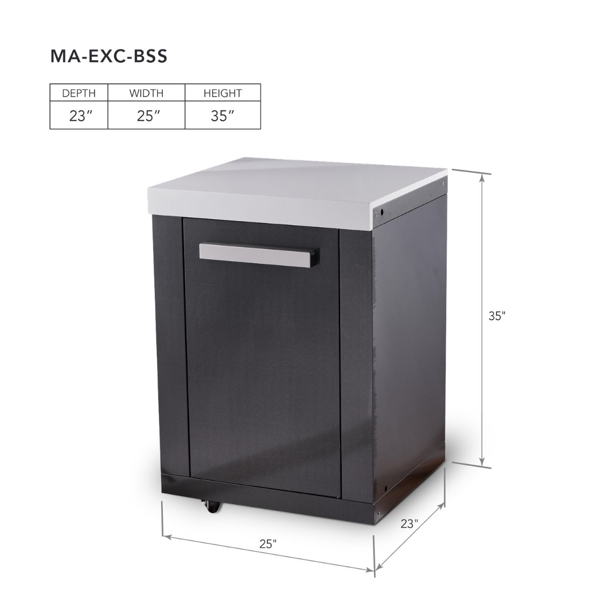 Mont Alpi Black Series Extra Storage Cabinet Module