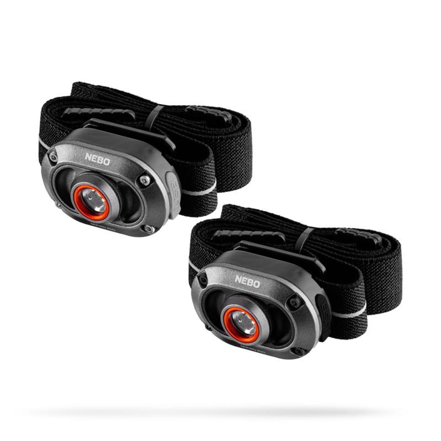 NEBO Mycro 250 lm Black/Gray LED Rechargeable Head Lamp