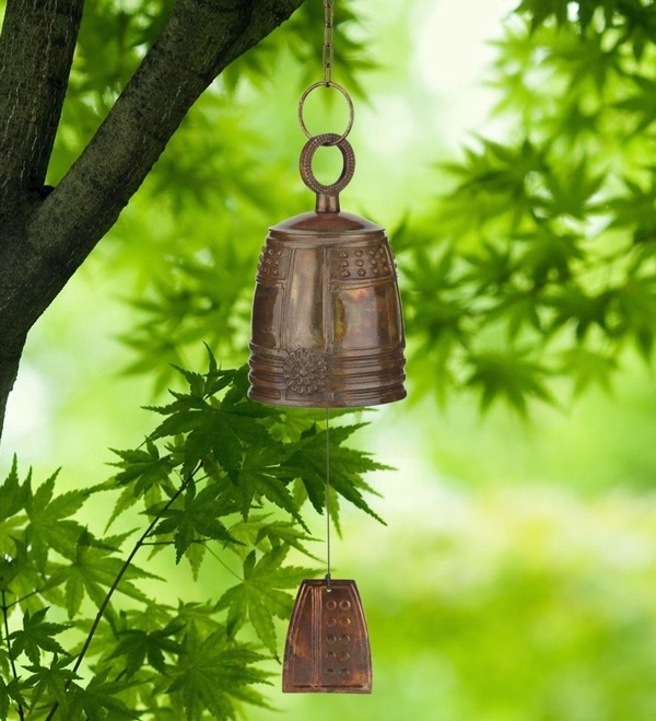 Regal Art & Gift Garden Bell, Copper Flame, 32.75 in.