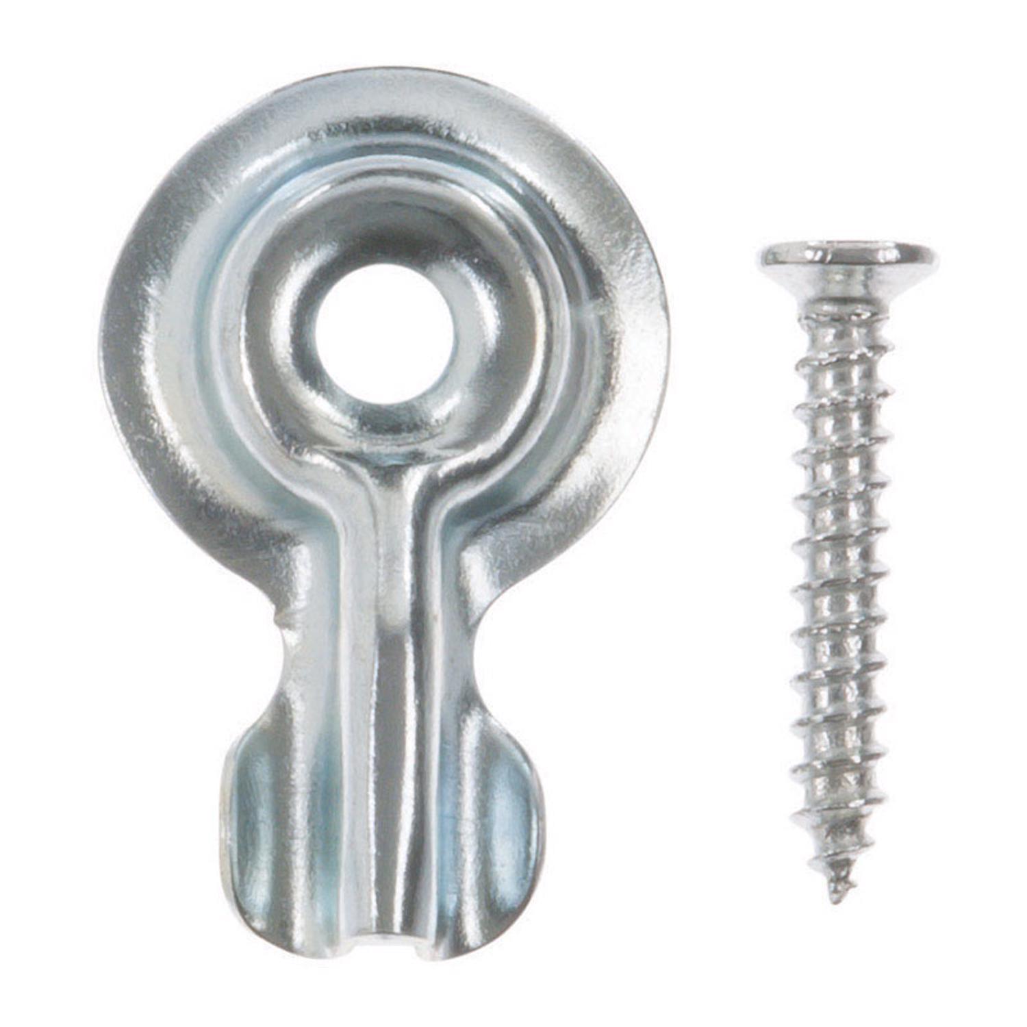 Ace Zinc-Plated Silver Steel Screen/Storm Turn Buttons 4 pk