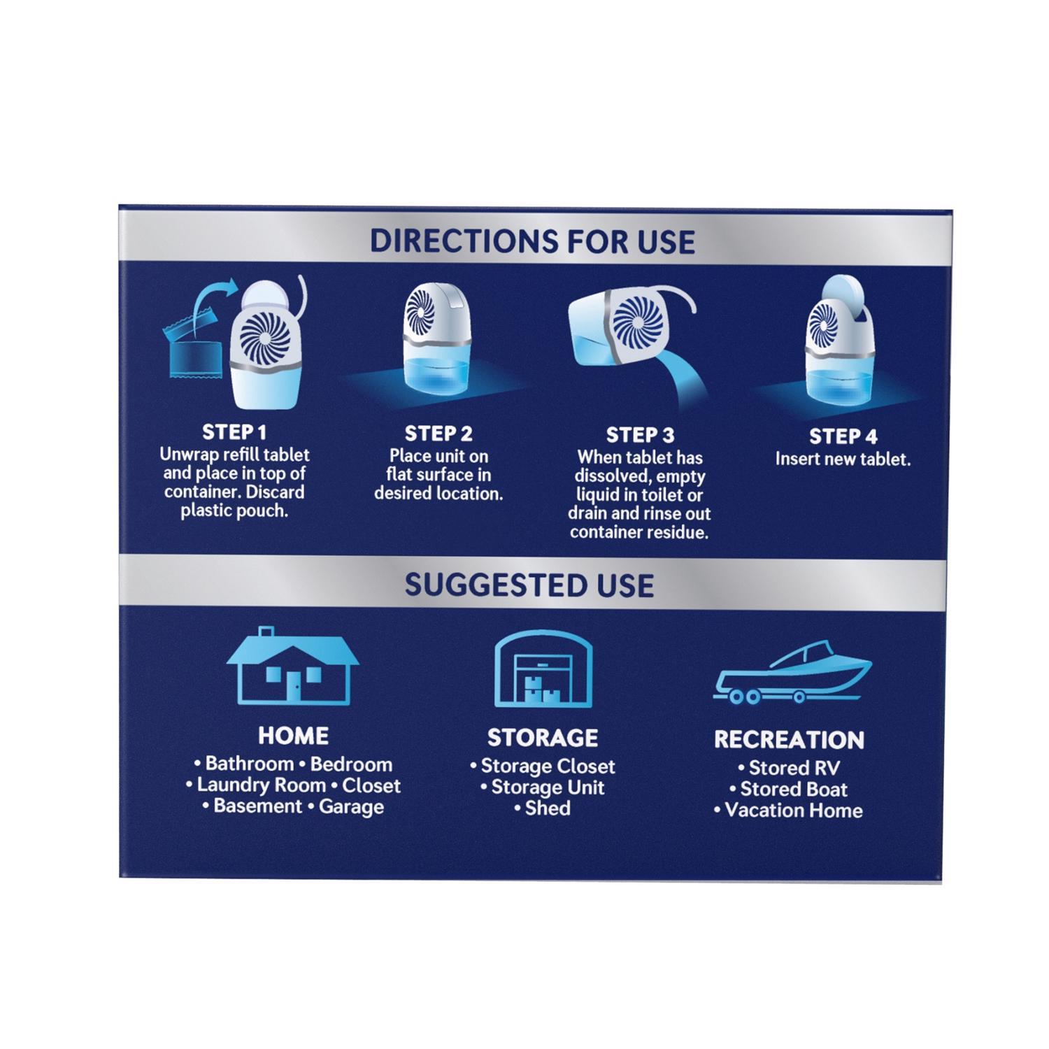 DampRid Moisture Absorber Refill Fresh Scent 15.87 oz 2 pk