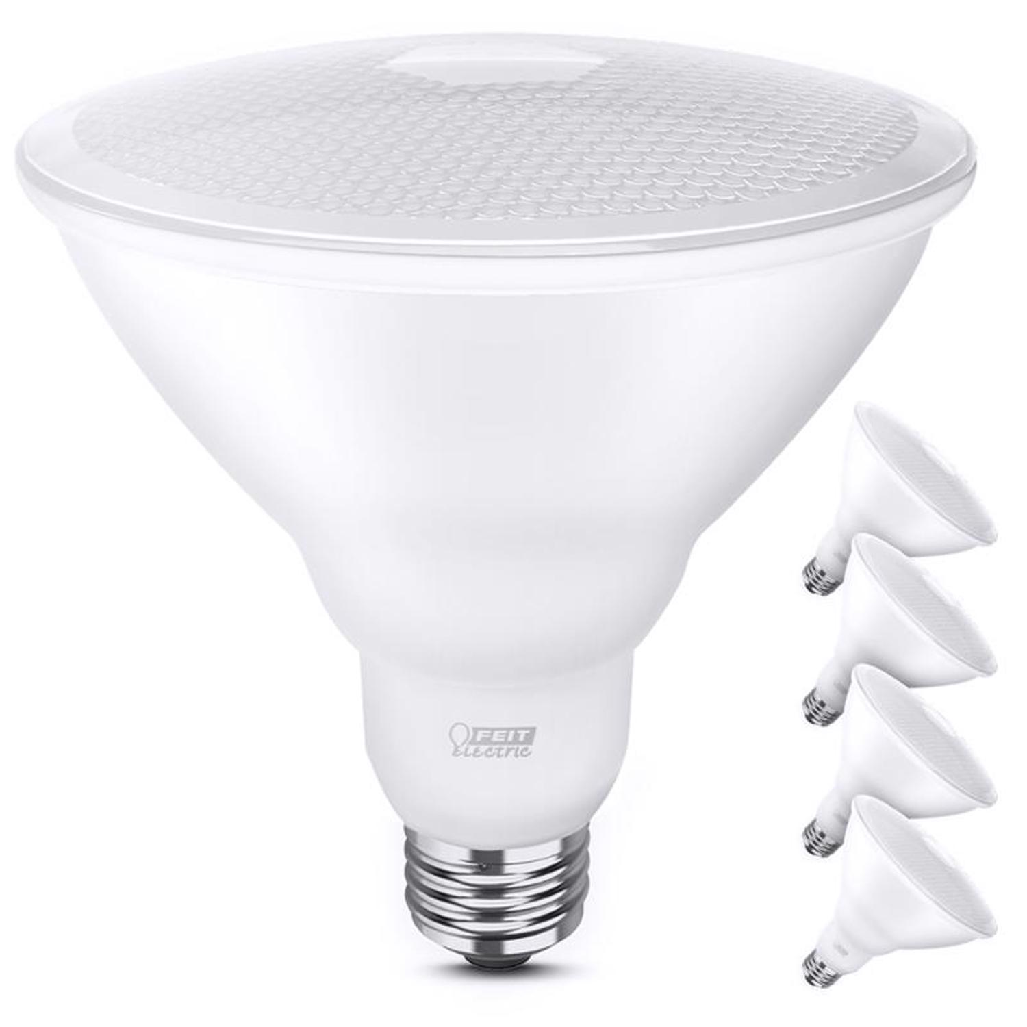 Feit Enhance PAR38 E26 (Medium) LED Bulb Daylight 75 Watt Equivalence 4 pk
