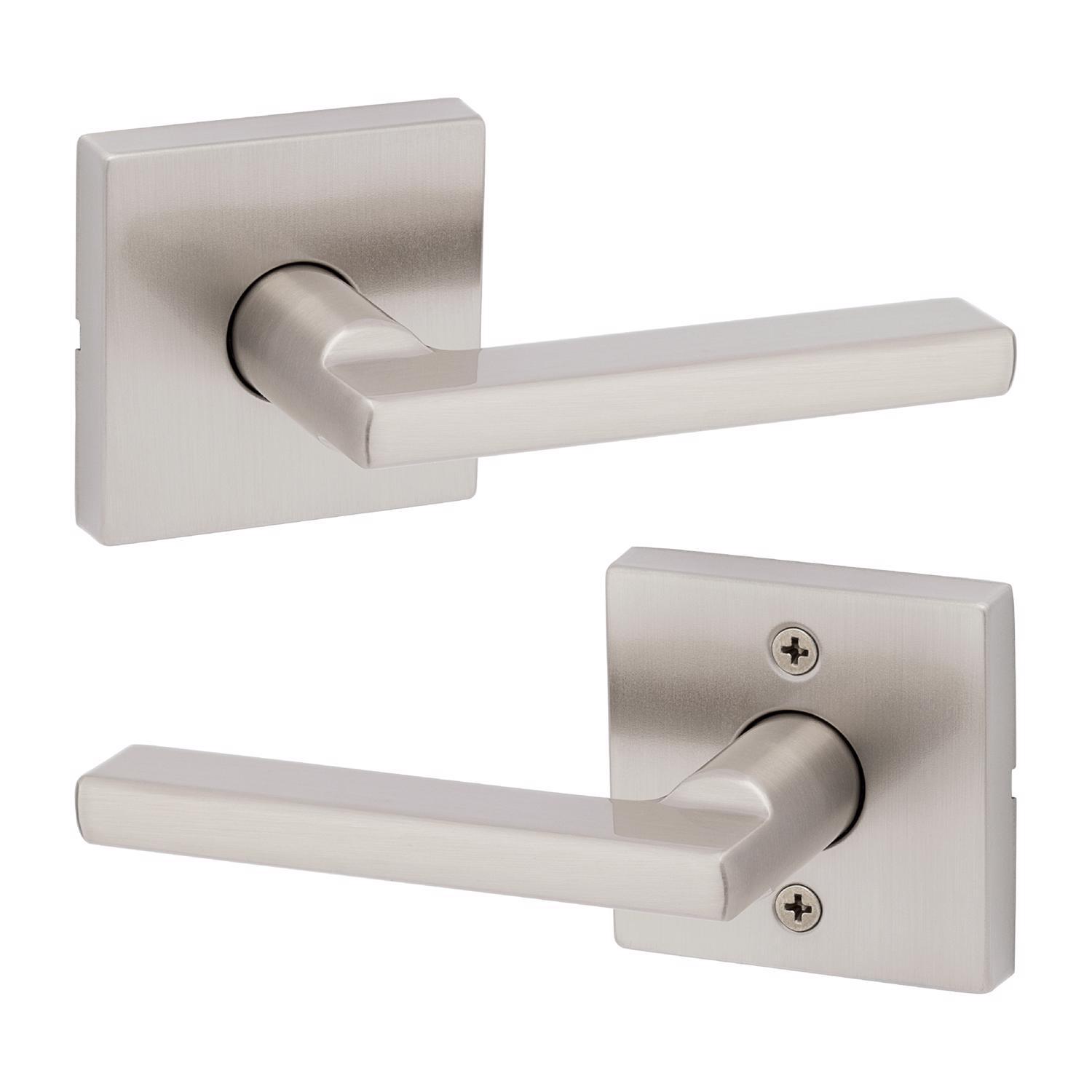 Kwikset Halifax Satin Nickel Passage Lever