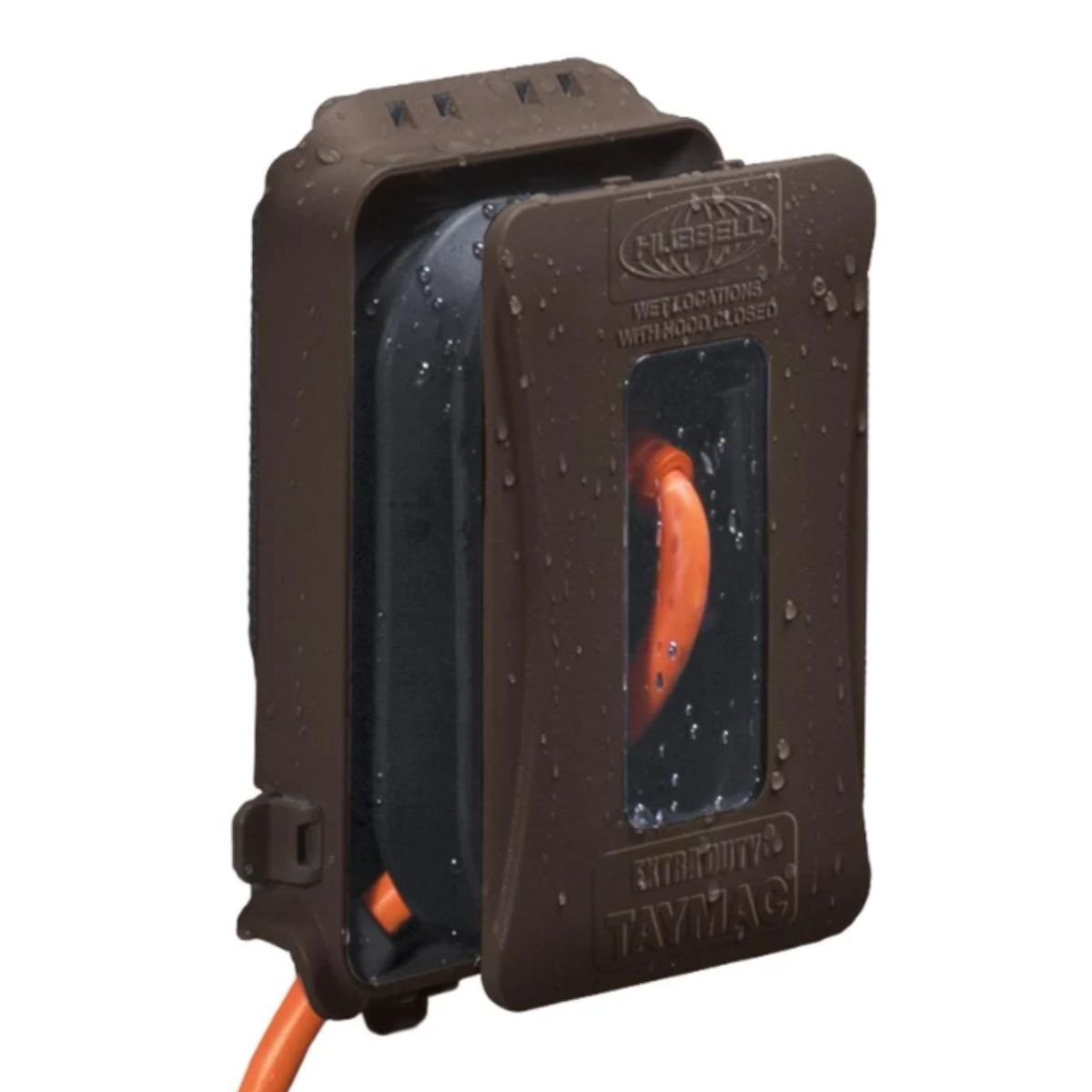 TayMac Cover 1G Expandable Weatherproof Bronze