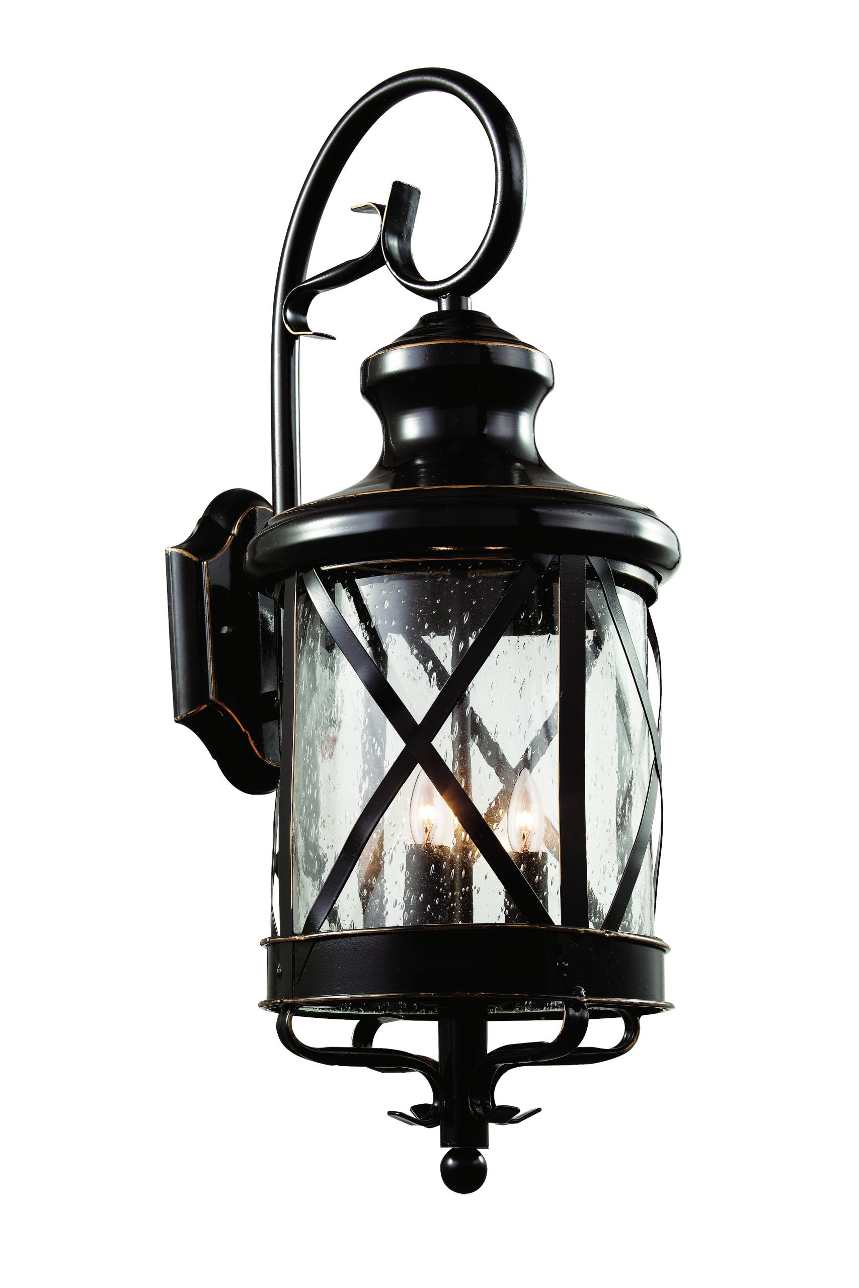 Trans Globe Chandler 4-Light Armed Coach-Style Outdoor Wall Lantern