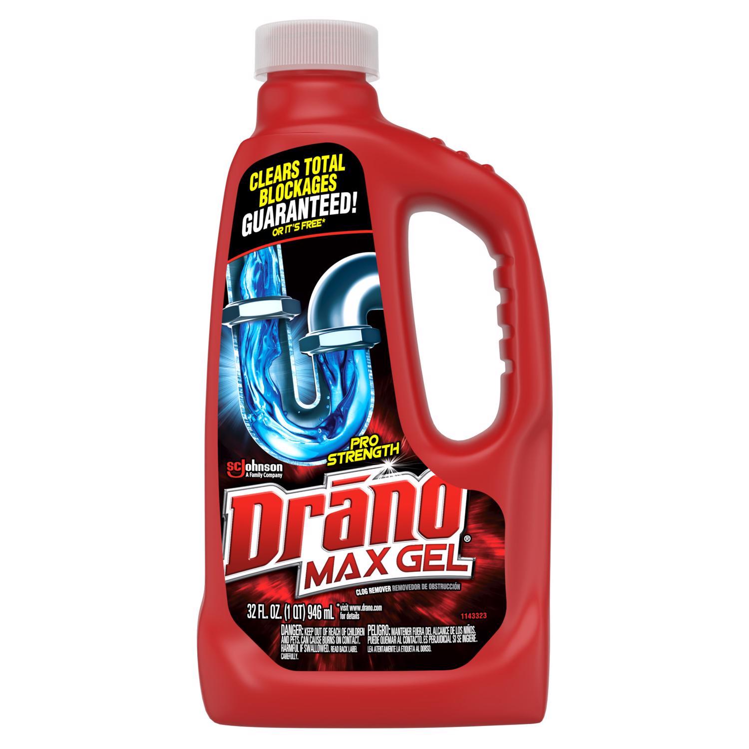 Drano Professional Strength Gel Clog Remover 32 oz