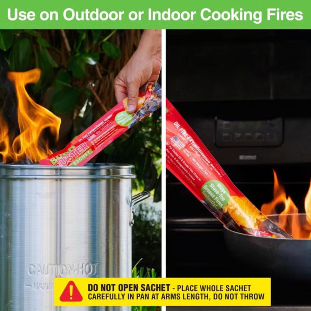 BurnBuster 5 oz. Fire Suppressant Sachet For Kitchen