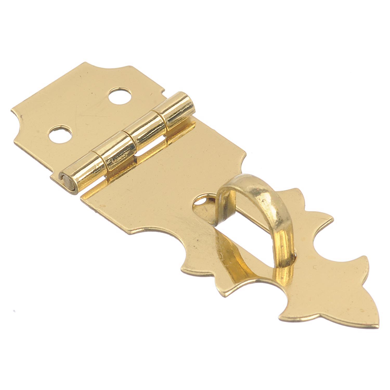 Ace 5/8 in. W X 1-7/8 in. L Brass Decorative Hinge 2 pk