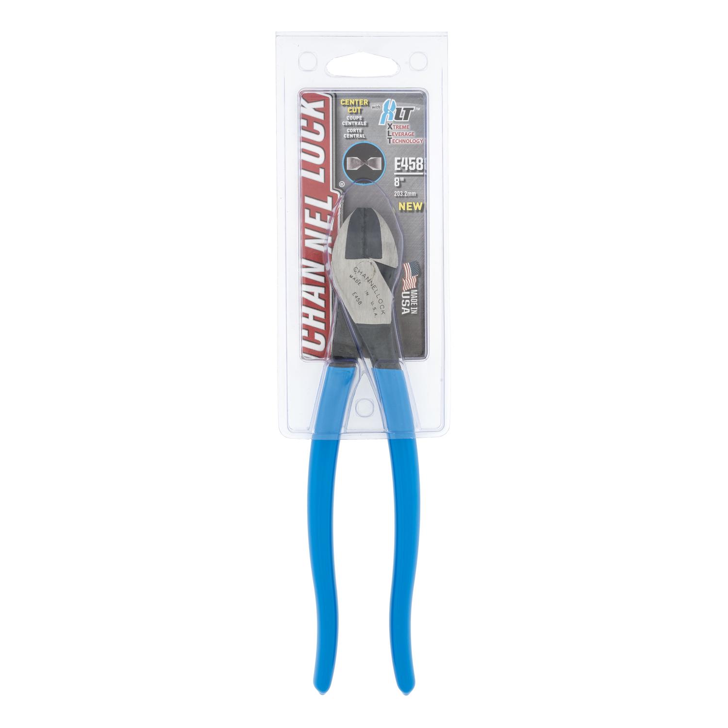 Channellock 8.3 in. Carbon Steel Center Cut Pliers