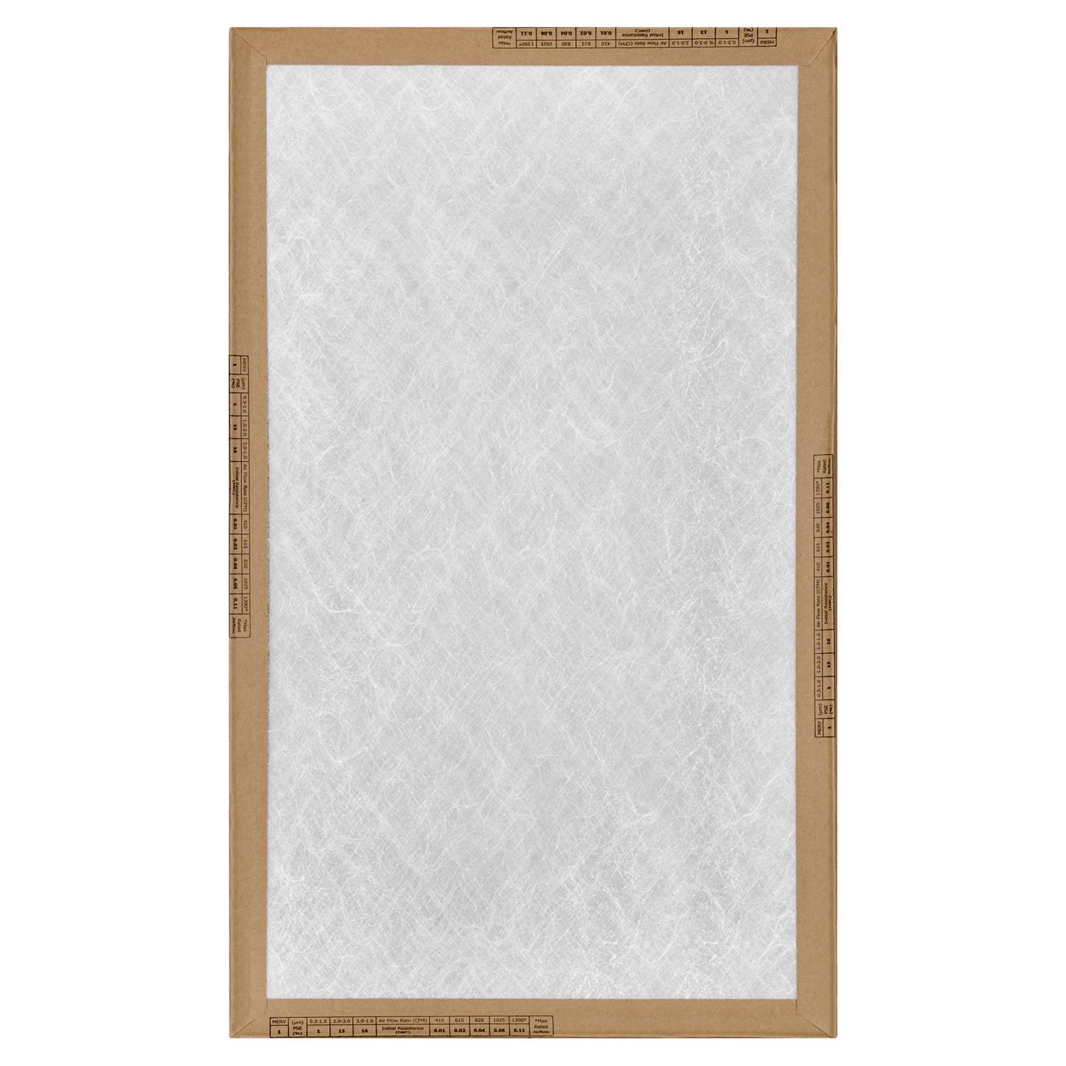 AAF Flanders EZ Flow II 12 in. W X 20 in. H X 1 in. D Fiberglass 1 MERV Air Filter 1 pk