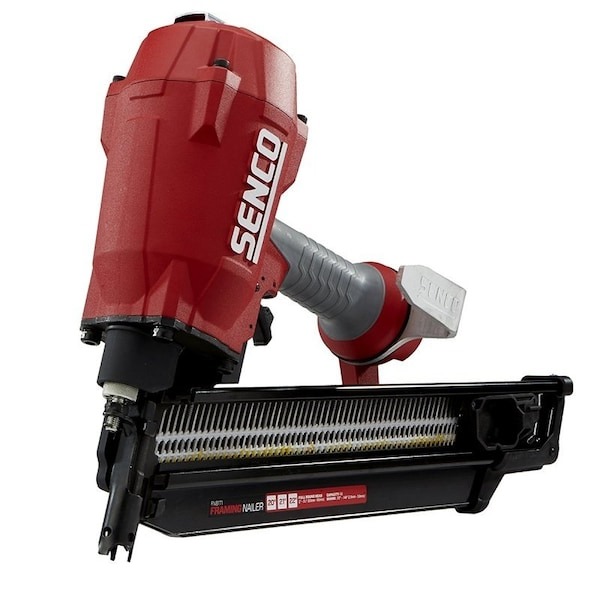 Senco Electric Framing Nailer, 63 Magazine, 20, 21, 22 deg Collation, Plastic Strip Collation, 6.7 scfm Air
