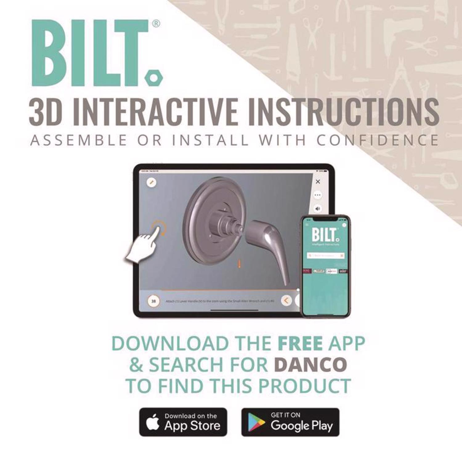 Danco Trim Kit Delta Black