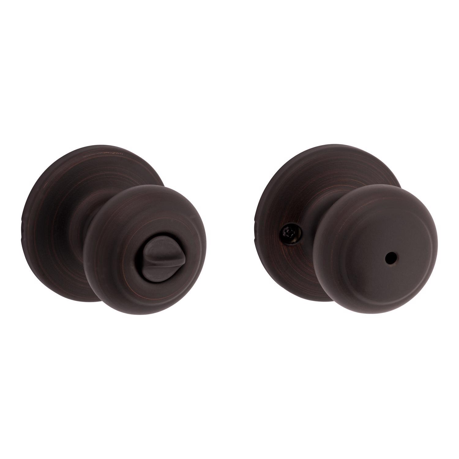 Kwikset Cove Venetian Bronze Privacy Knob Right or Left Handed