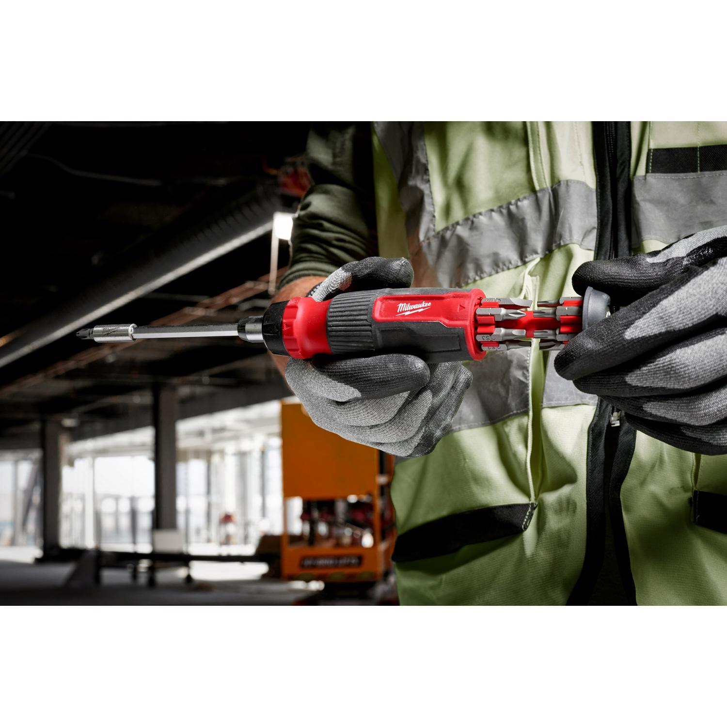 Milwaukee 14-in-1 Compact Ratcheting Screwdriver Set 2 pc