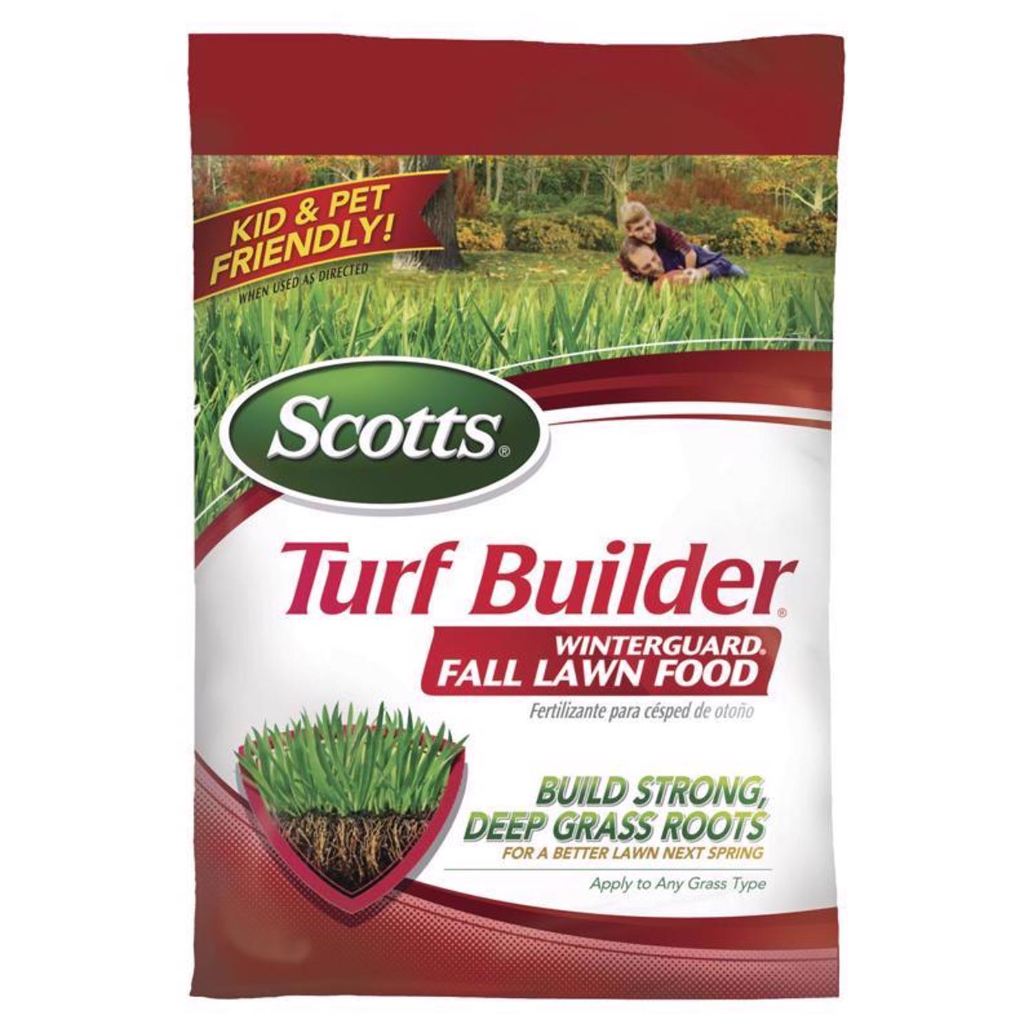 Scotts Turf Builder Winterizer Lawn Food For Multiple Grass Types 4000 sq ft