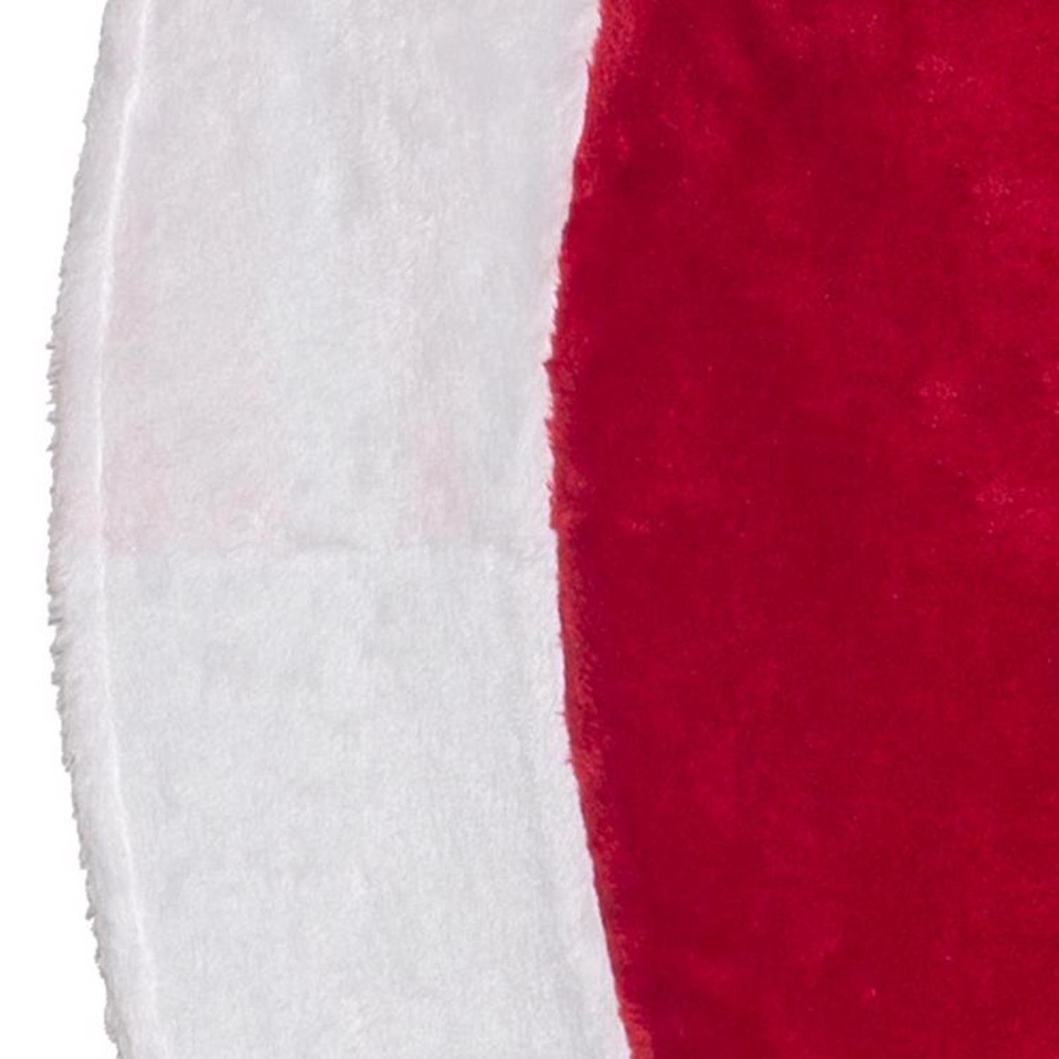 Dyno Red/White Tree Skirt 0.5 in.