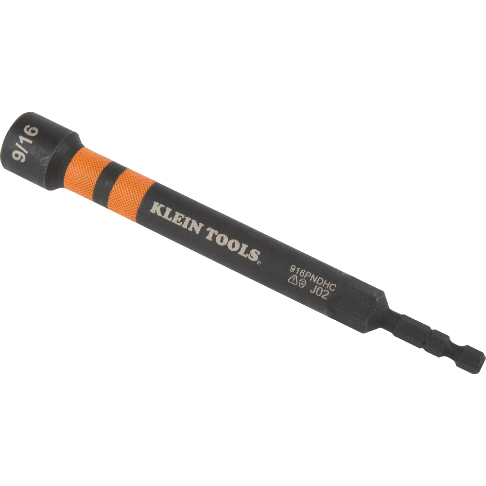 Klein Hollow Magnetic Color-Coded Ratcheting Power Nut Drivers, 7-Piece