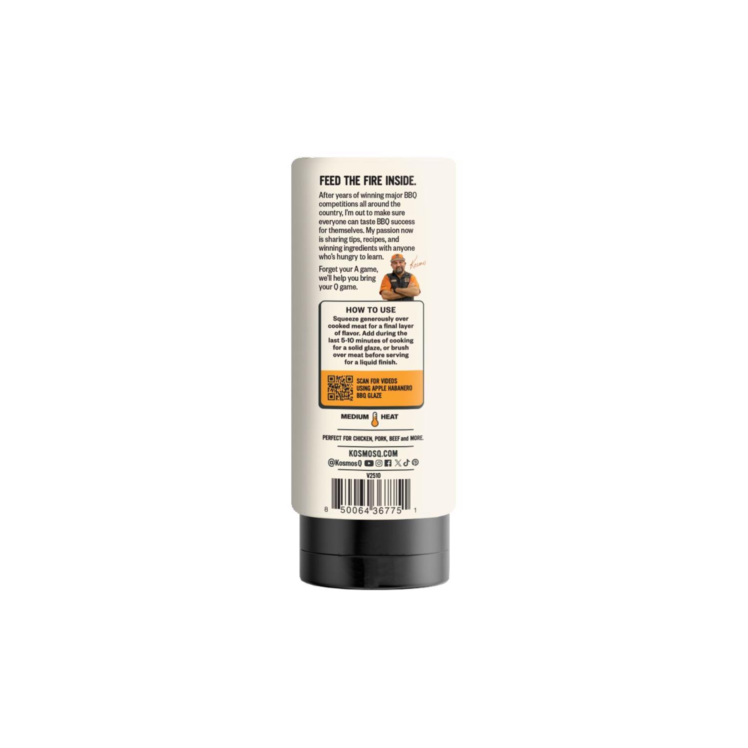 Kosmos Q Apple Habanero BBQ Glaze 21 oz