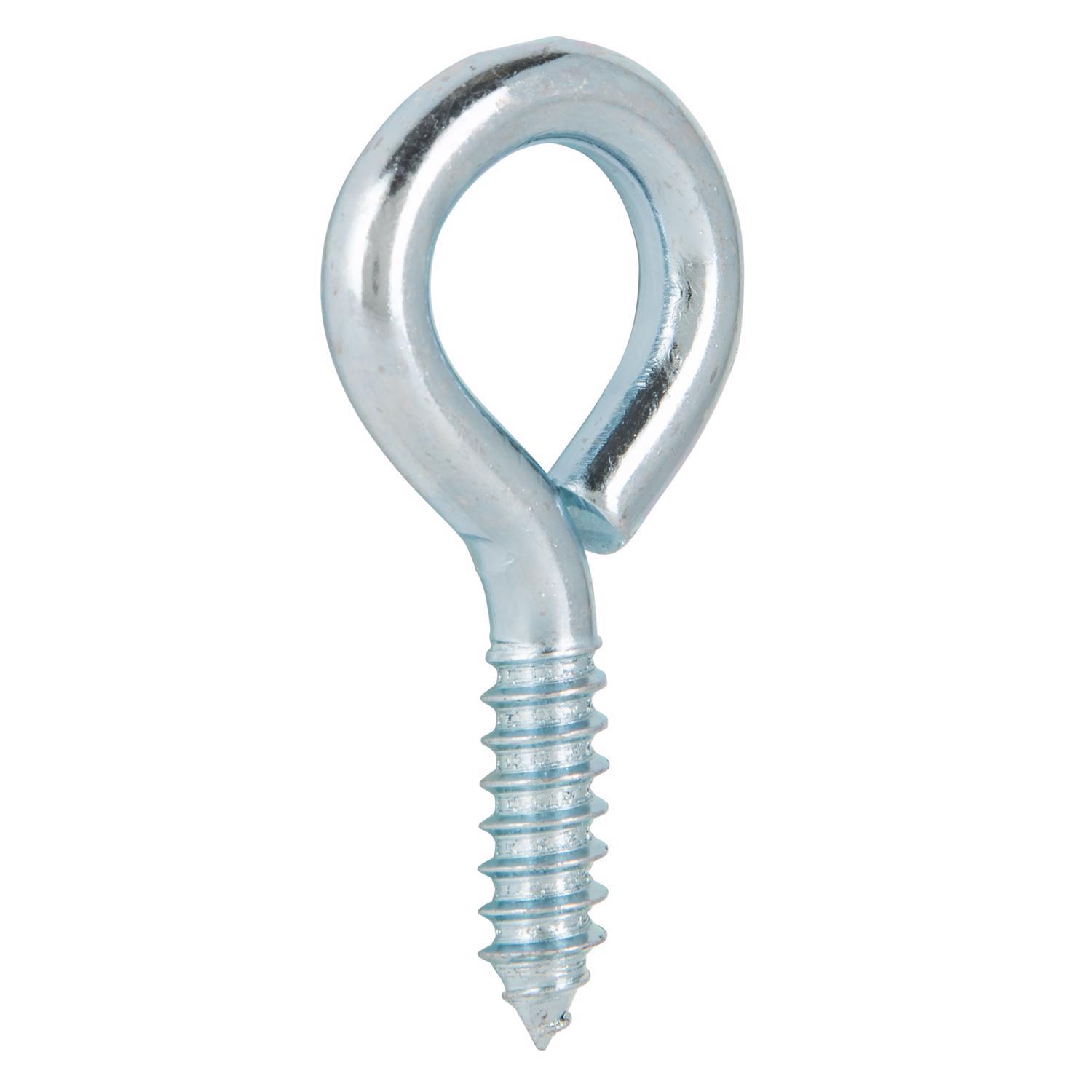 Ace 11/32 in. D X 2-5/8 in. L Zinc-Plated Steel Screw Eye 200 lb. cap. 2 pk