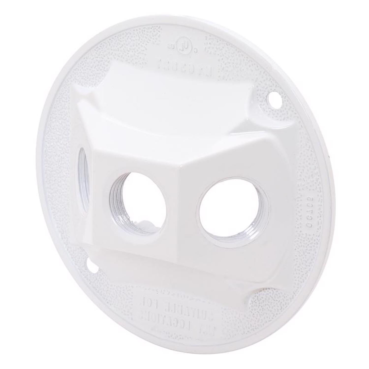 Sigma Engineered Solutions Round Metal 4.13 in. H X 4.13 in. W Lampholder Cover