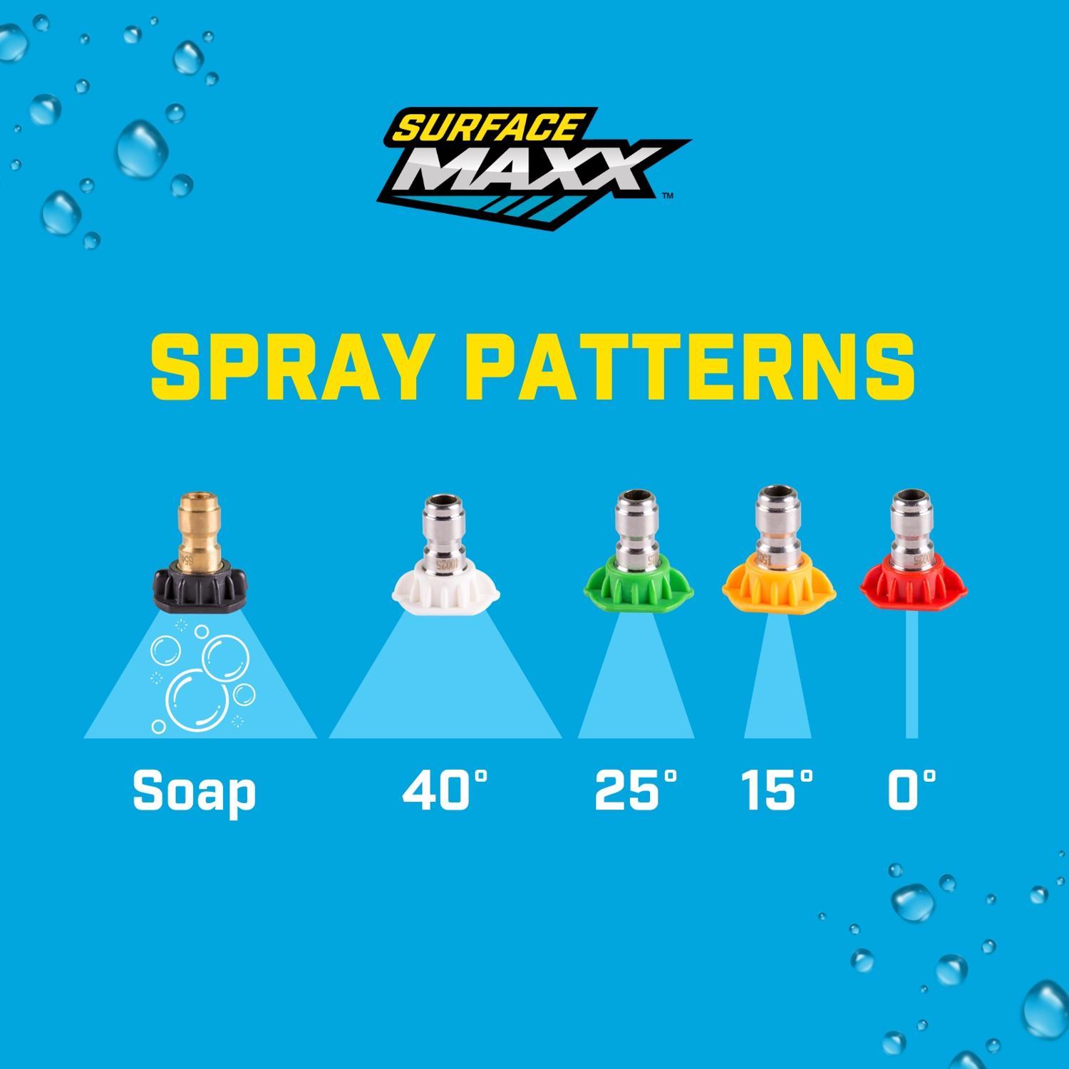 SurfaceMaxx 40-degree Spray Nozzle 4500 psi