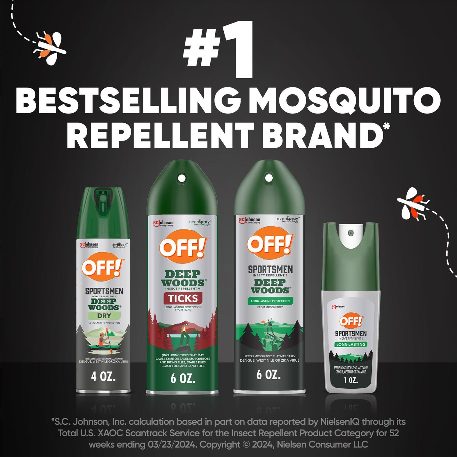 OFF! Deep Woods Insect Repellent Liquid For Mosquitoes 1 oz