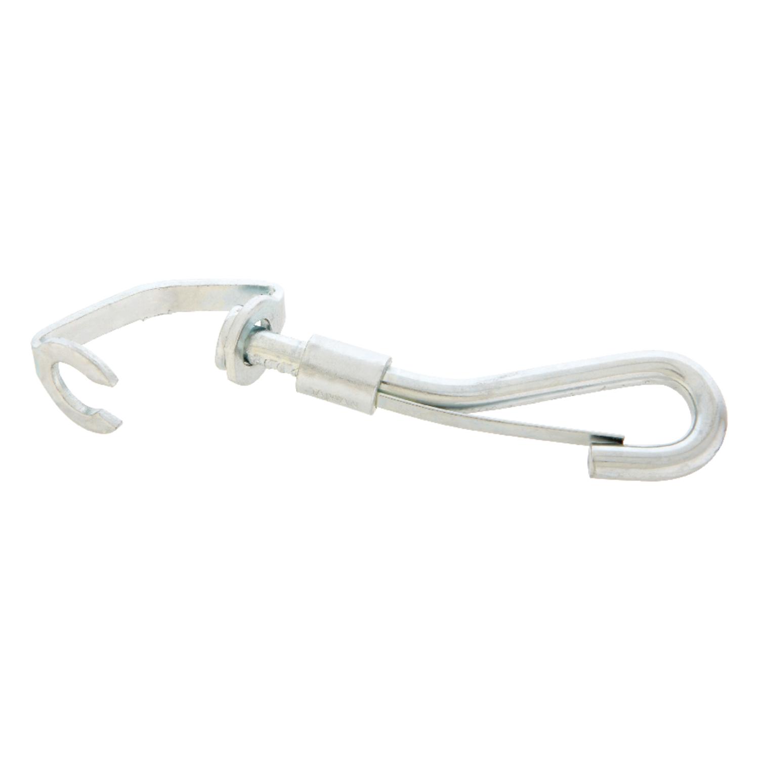 Campbell 5/16 in. D X 3-3/4 in. L Zinc-Plated Steel Open Eye Spring Snap 60 lb