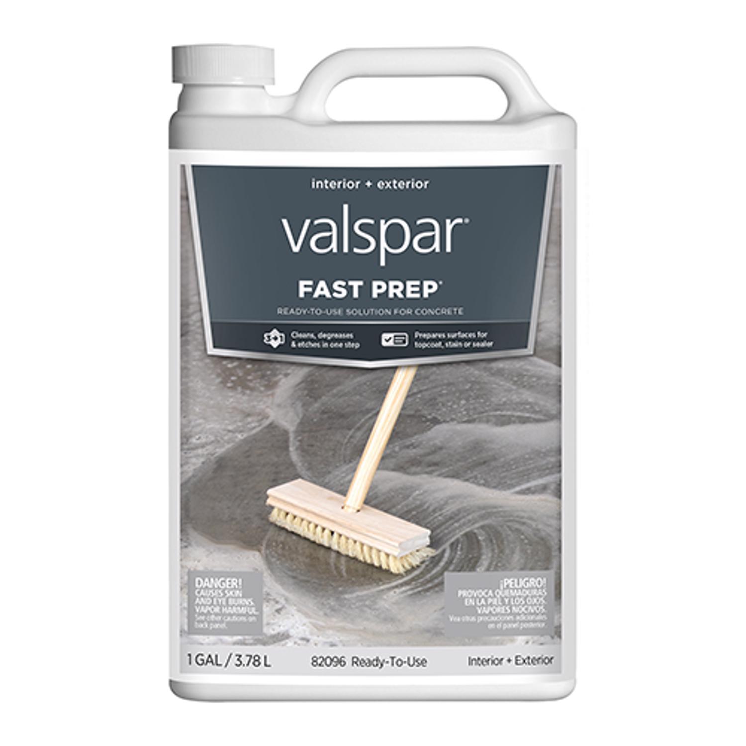 Valspar Fast Prep Ready-To-Use Concrete Etching Stain 1 gal