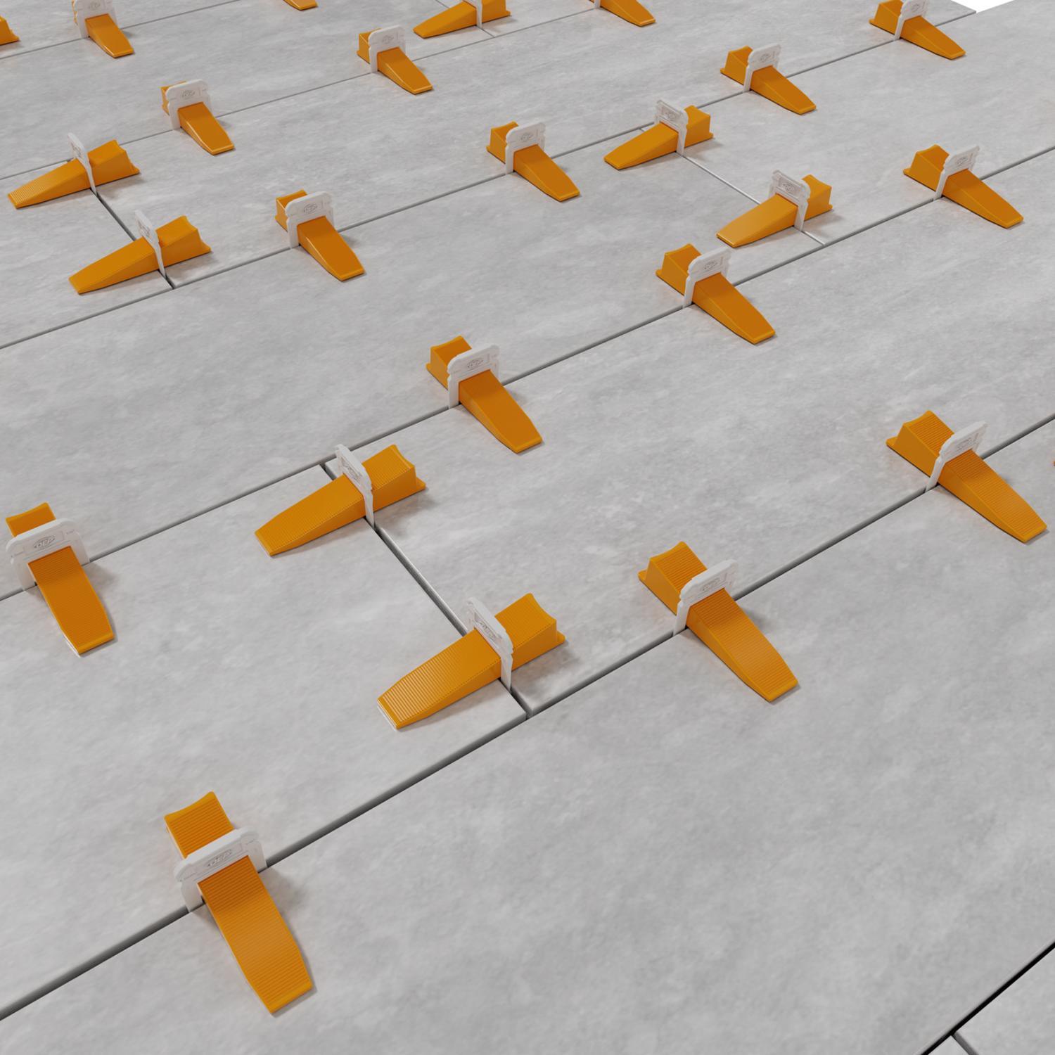 QEP Xtreme 1.29 in. H X 0.06 in. W Plastic Tile Leveling Clips 500 pc