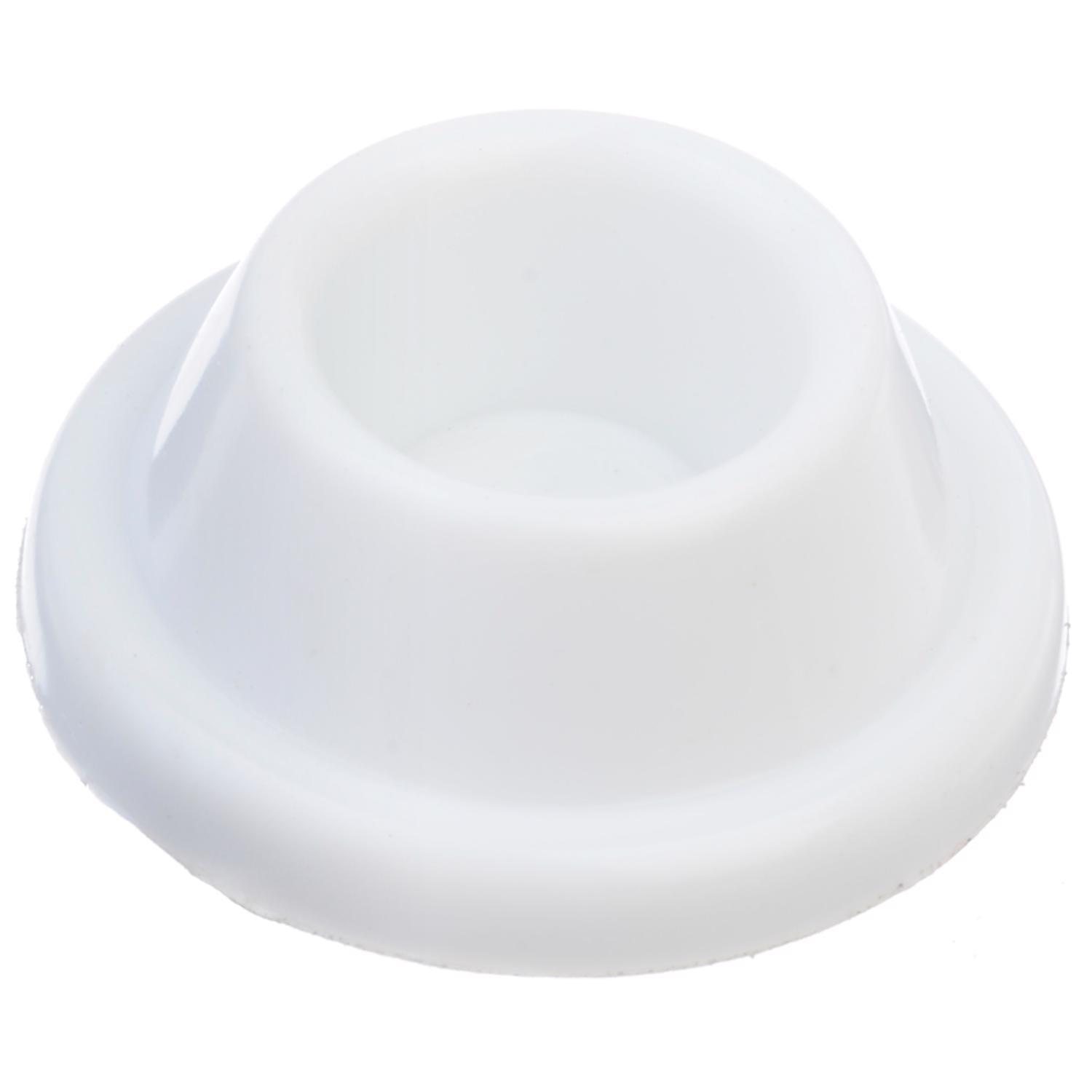 Ace 1-7/8 in. W Plastic White Wall Door Stop Mounts to door and wall 0 in.