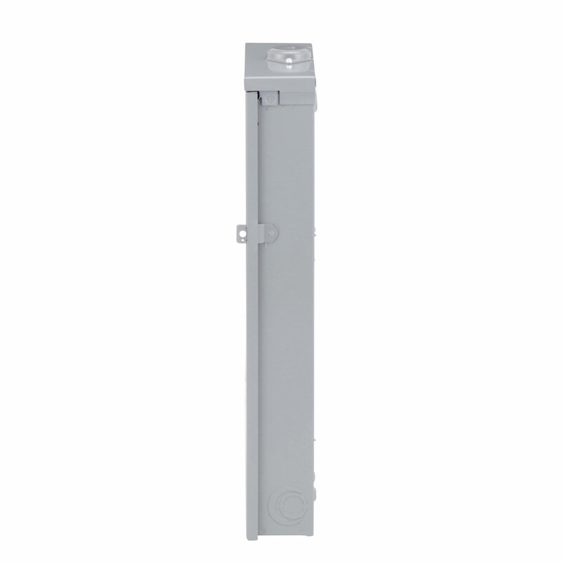 Square D HomeLine 200 amps 120/240 V 8 space 16 circuits Wall Mount Main Breaker Load Center