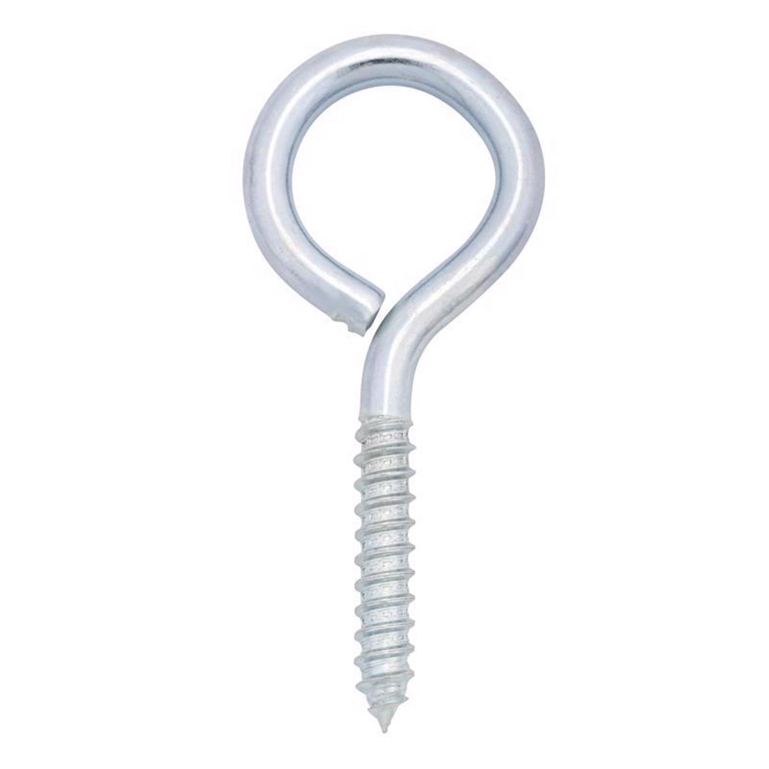 Hampton 3/8 in. X 4 in. L Zinc-Plated Steel Lag Thread Eyebolt