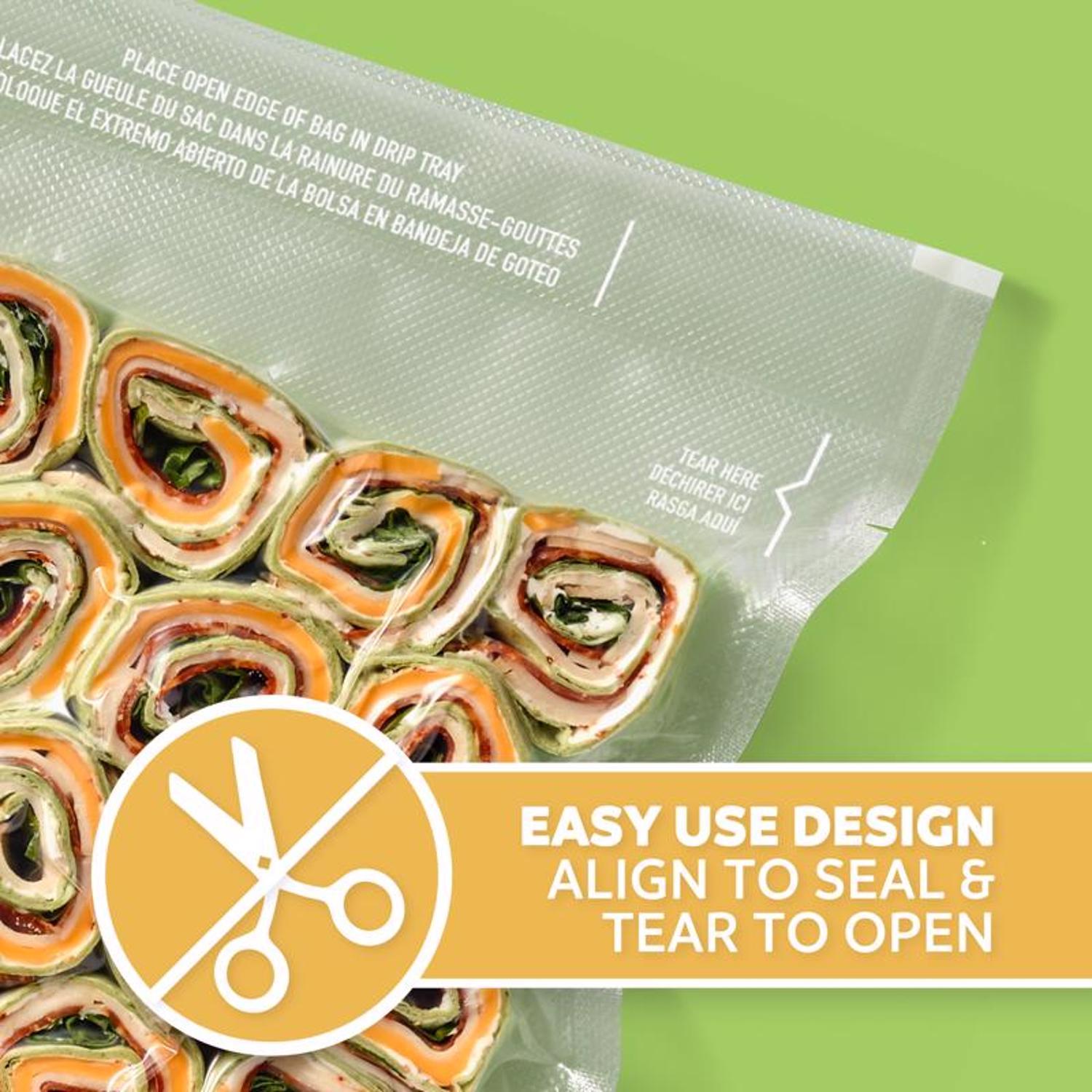 FoodSaver 1 gal Clear Vacuum Freezer Bags 12 pk