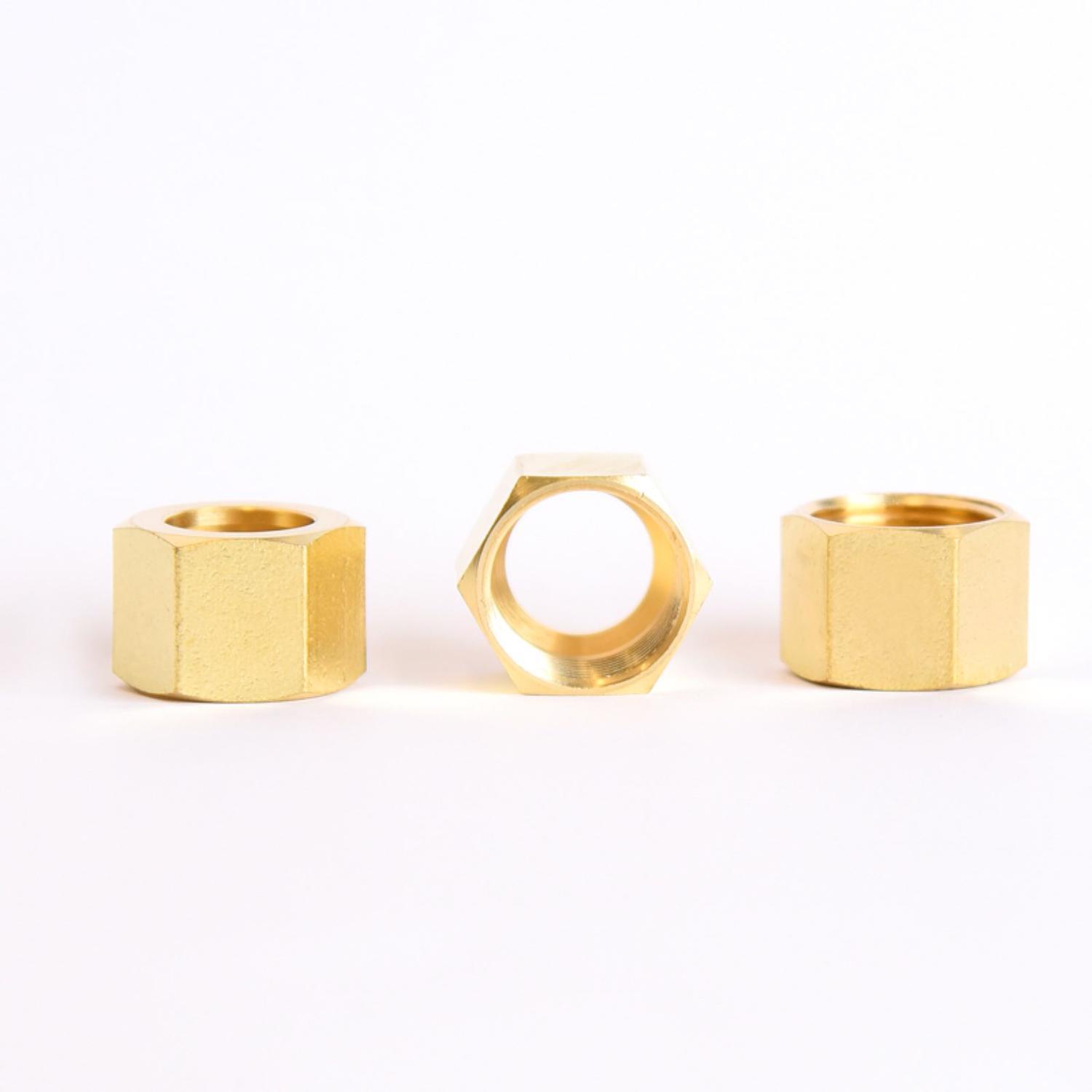 ATC 1/2 in. Compression 1/2 in. D Compression Brass Nut