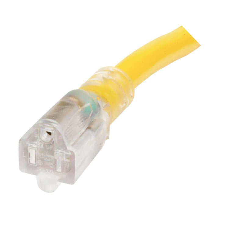 Yellow Jacket Outdoor 25 ft. L Yellow Extension Cord 14/3 SJTW