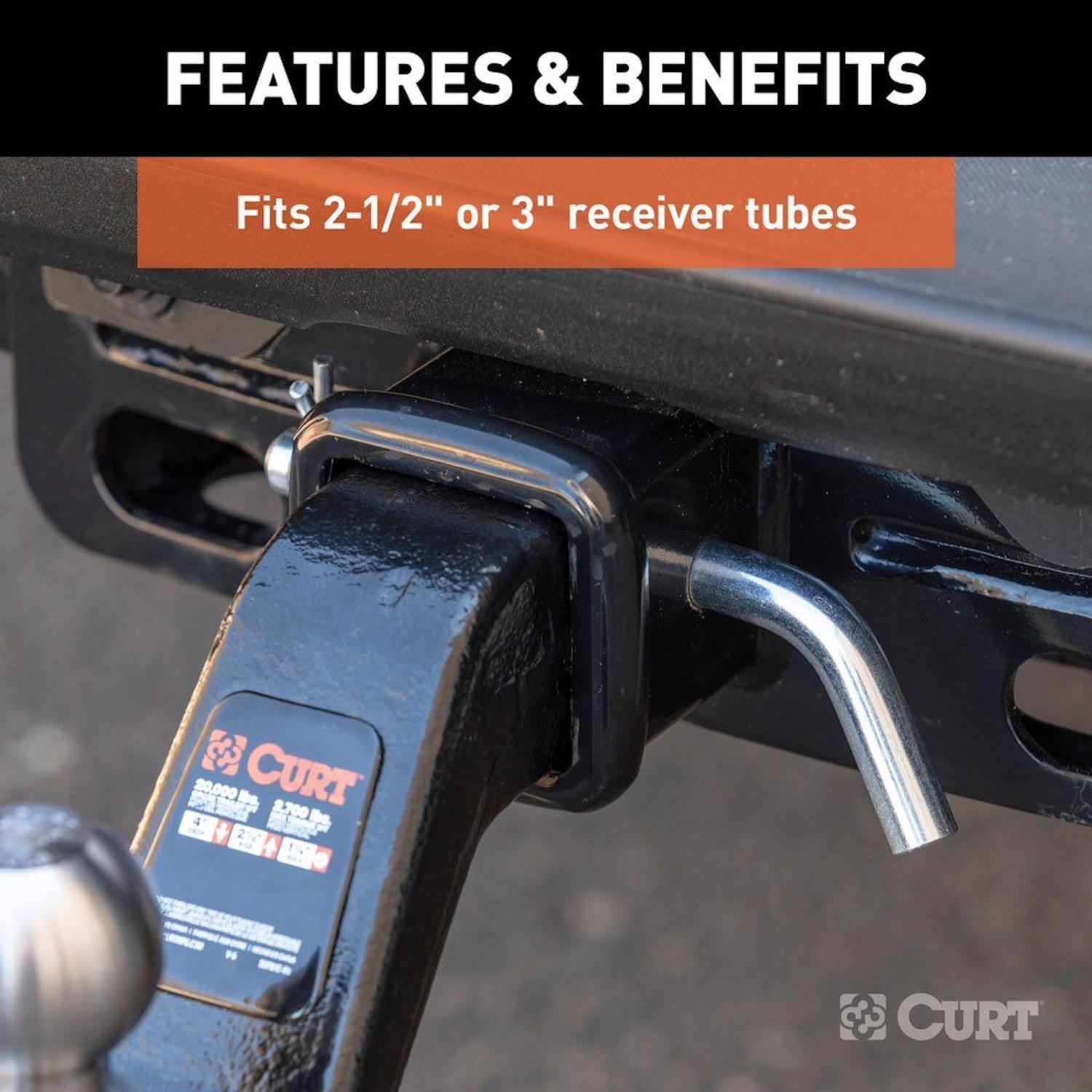 CURT 21000 lb. cap. Hitch Pin and Clip