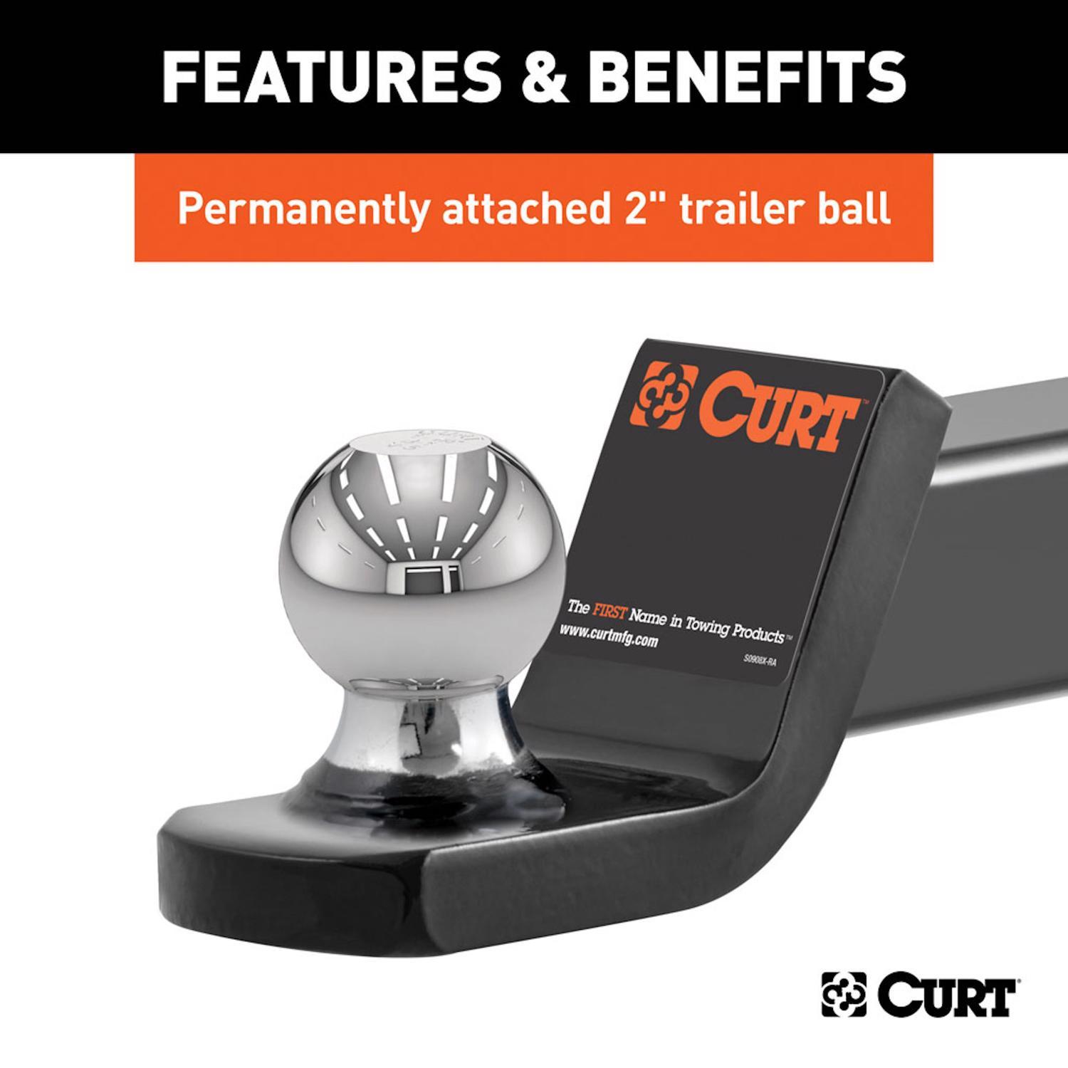 CURT 7500 lb. cap. 2 in. Towing Starter Kit