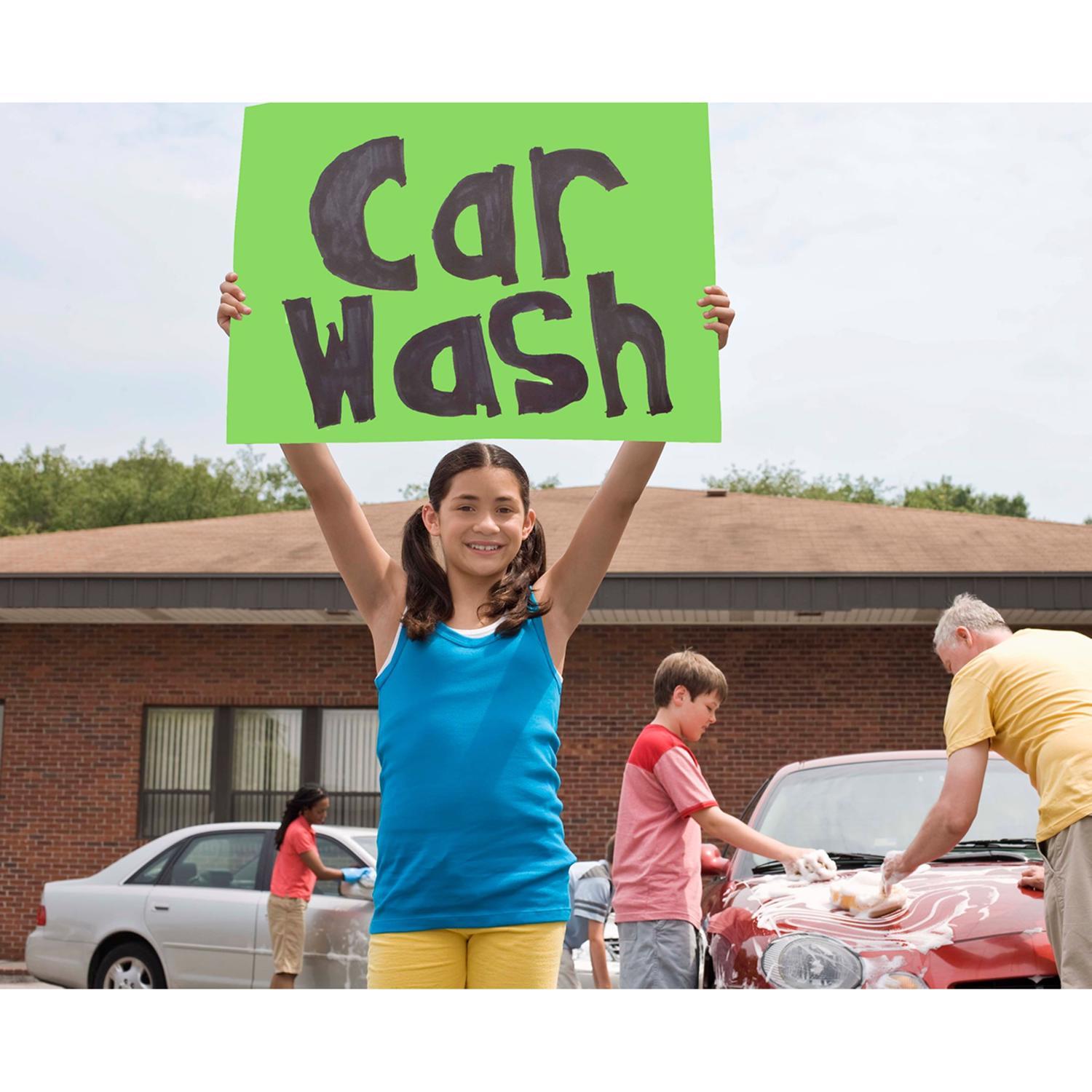 HILLMAN English Green Blank Sign 15 in. H X 19 in. W