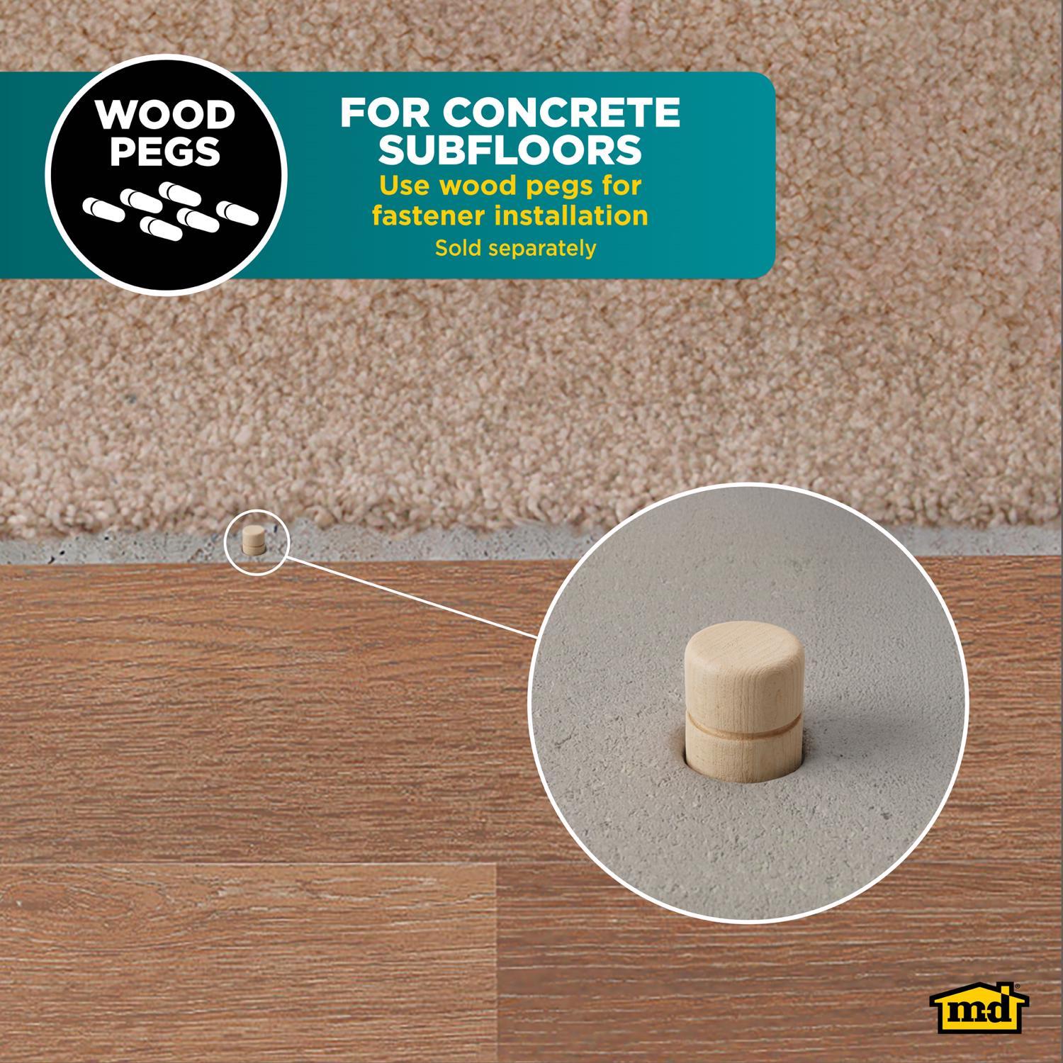 M-D Building Products 0.375 in. H X 2 in. W X 72 in. L Prefinished Pewter Aluminum Carpet Trim