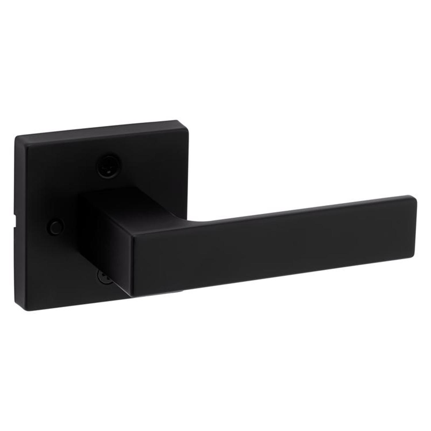 Kwikset Singapore Matte Black Privacy Lever