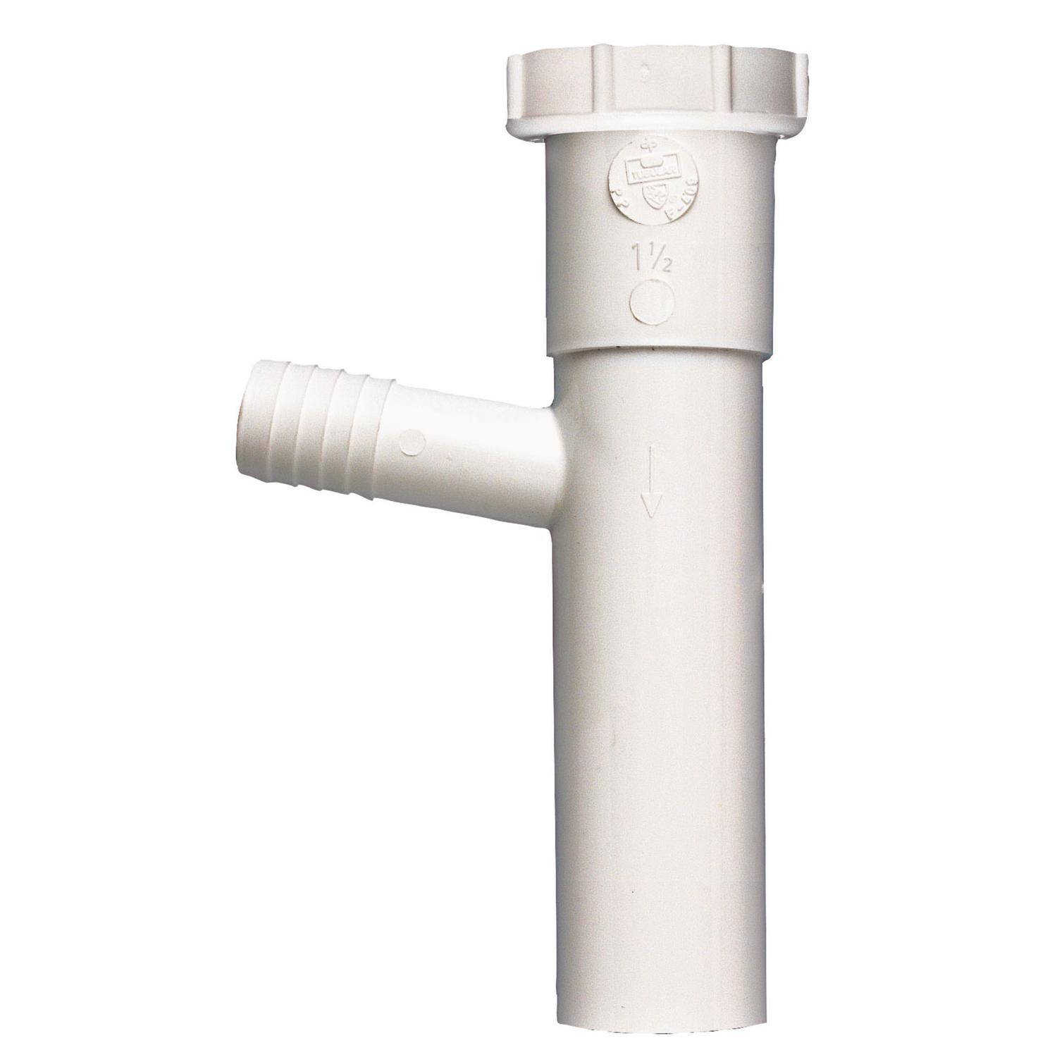 Ace 1-1/2 in. D X 8 in. L Plastic Dishwasher Branch Tailpiece